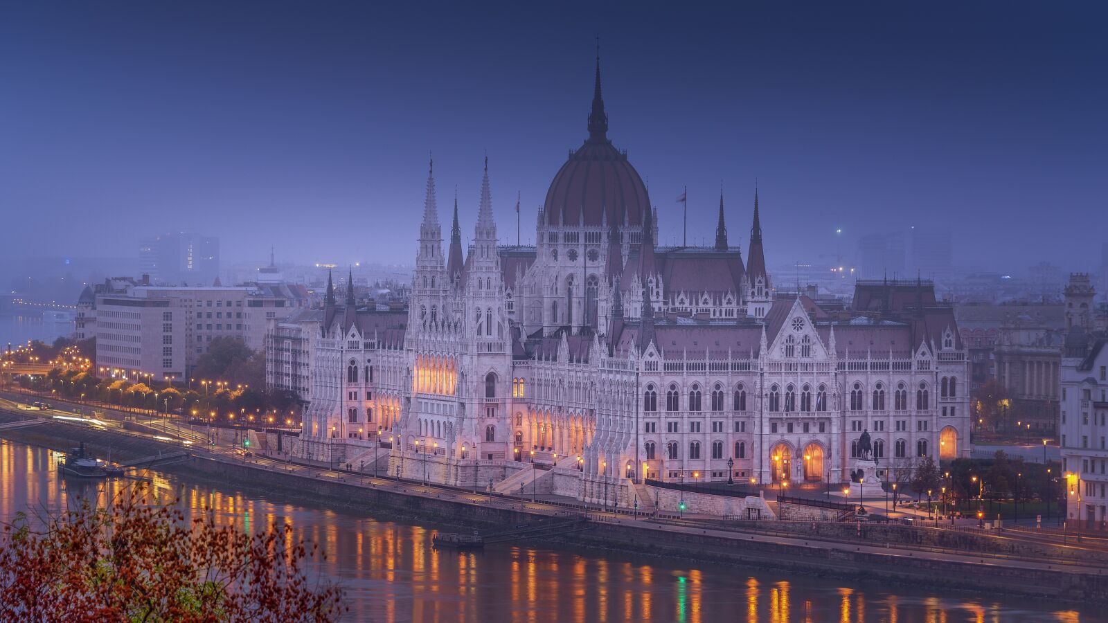 Nikon D610 sample photo. Dawn, budapest, parliament photography