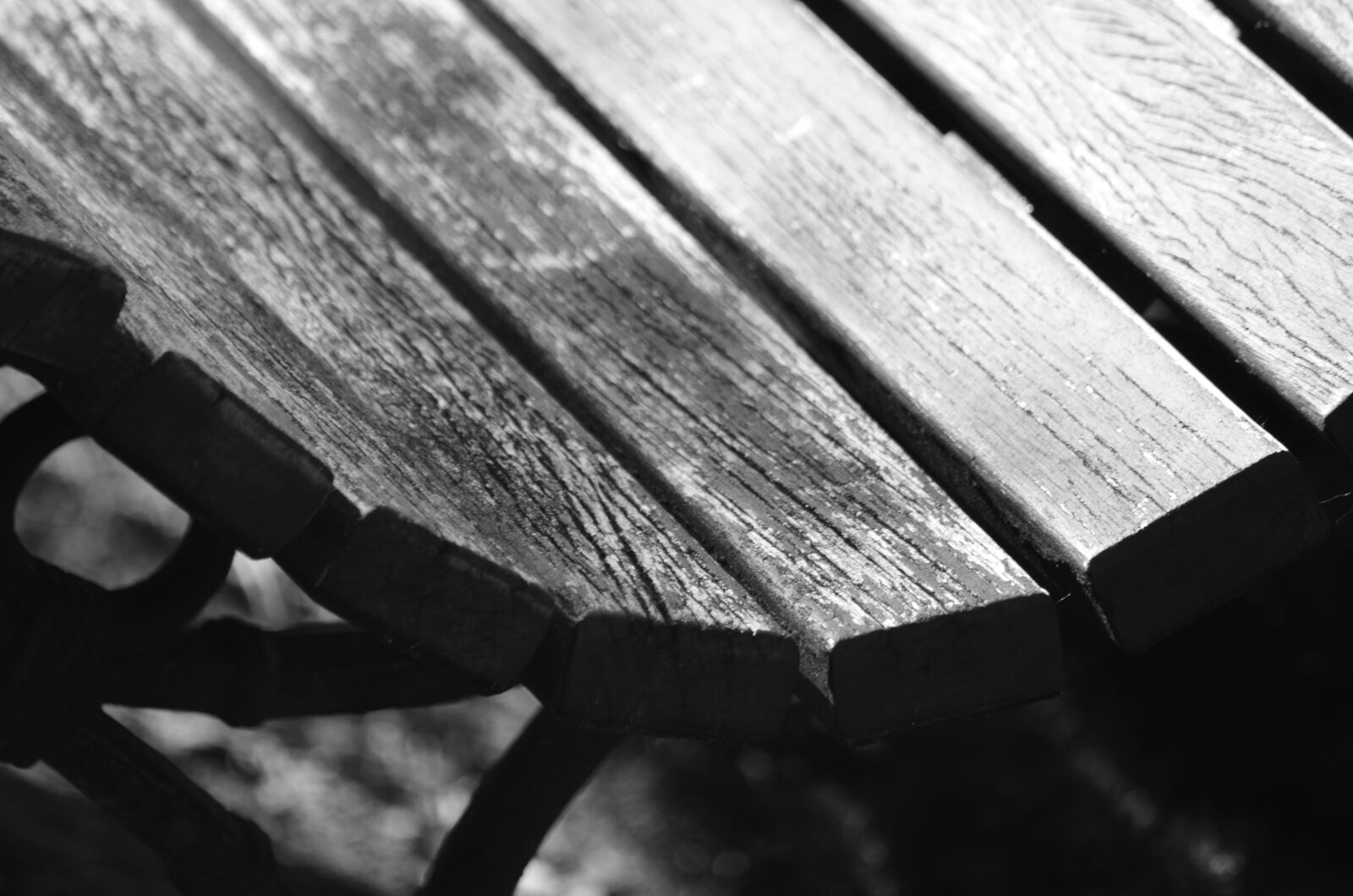 Nikon D7000 sample photo. Bench, wood, park photography