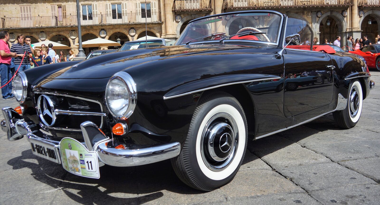 Sony Alpha NEX-7 sample photo. Vintage, mercedes, black photography