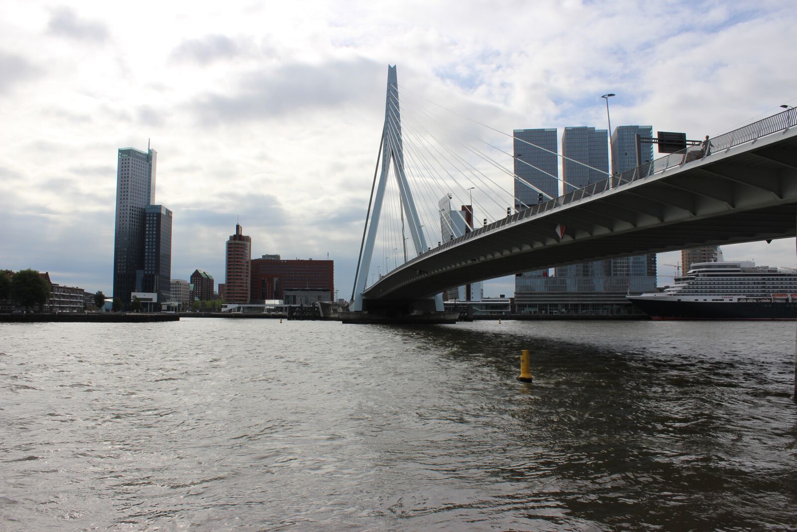 Canon EOS 1200D (EOS Rebel T5 / EOS Kiss X70 / EOS Hi) sample photo. Rotterdam, erasmus bridge, new photography
