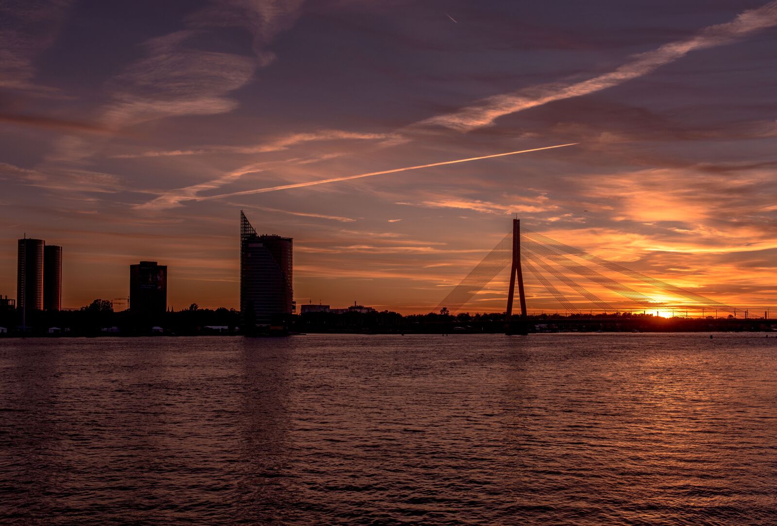 Nikon D810 sample photo. Baltic states, riga, sunset photography