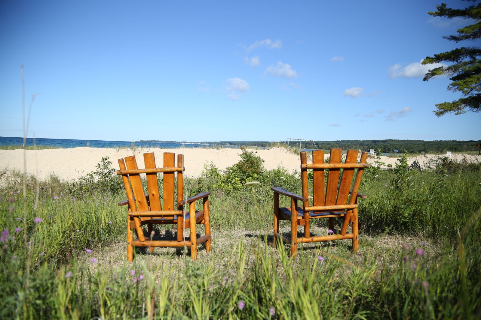 Canon EOS 6D + Canon EF 24-105mm F4L IS USM sample photo. Beach, chairs, summer photography