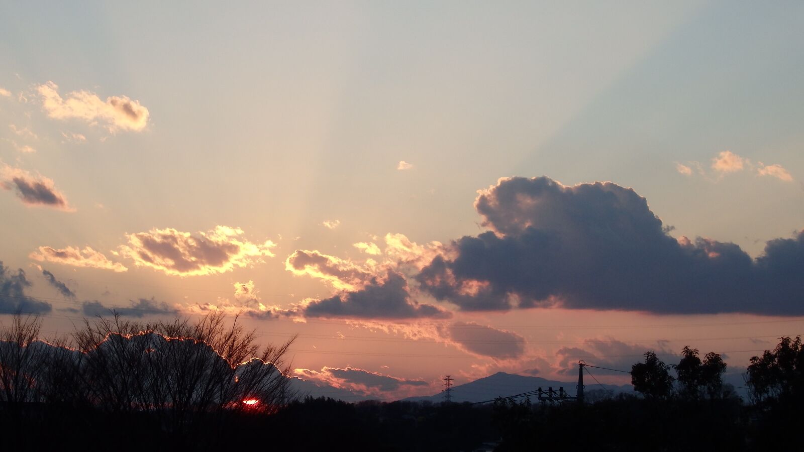 Olympus SH-60 sample photo. Nature, sunset, cloud photography