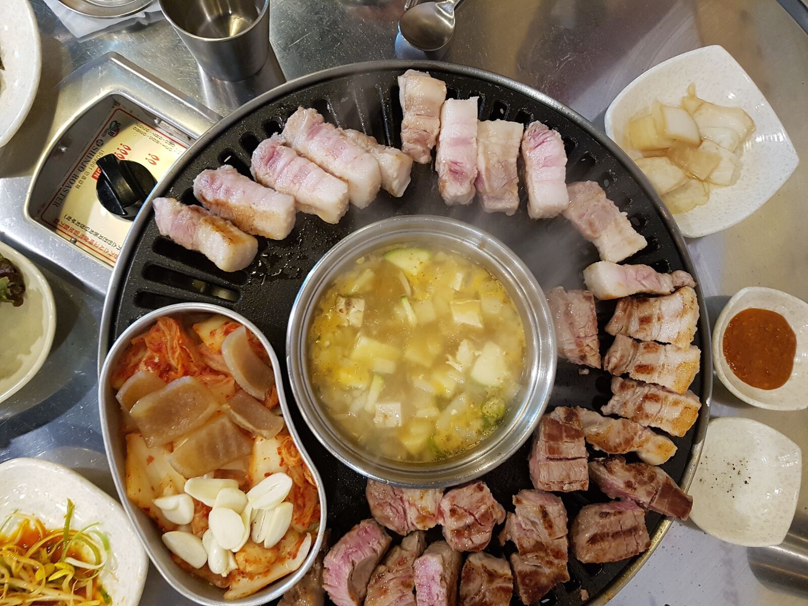 Samsung Galaxy S7 sample photo. Korean, bbq, korean bbq photography