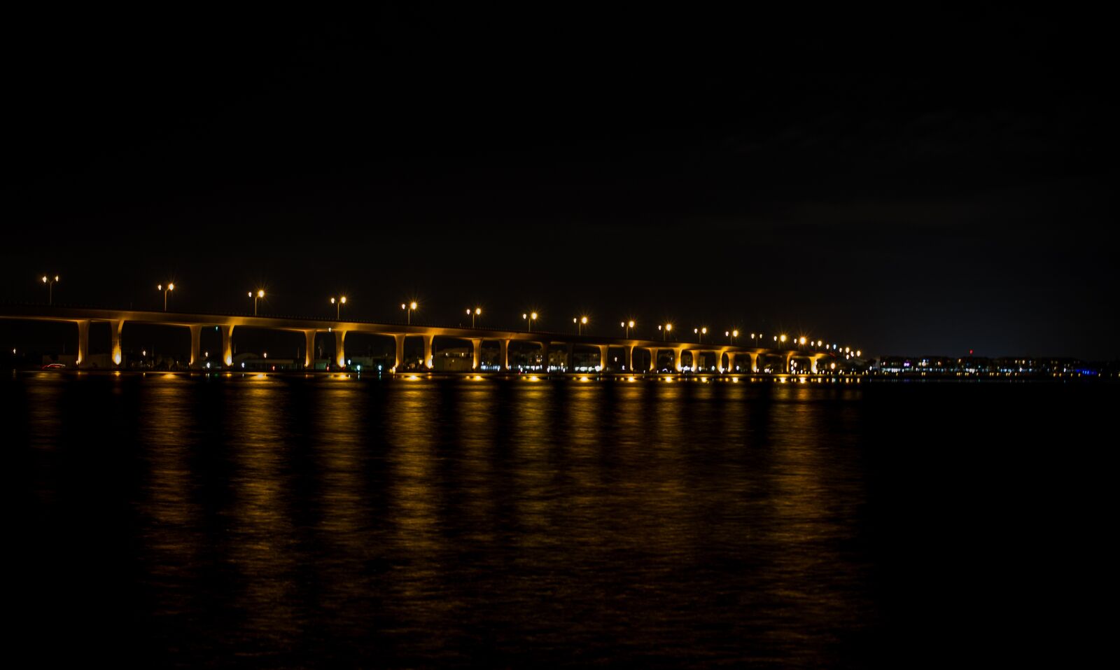Canon EF-S 24mm F2.8 STM sample photo. Night photography, bridge, night photography