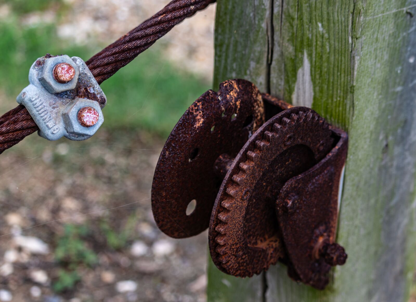 Canon EOS 200D (EOS Rebel SL2 / EOS Kiss X9) sample photo. Winch, old, rusted photography