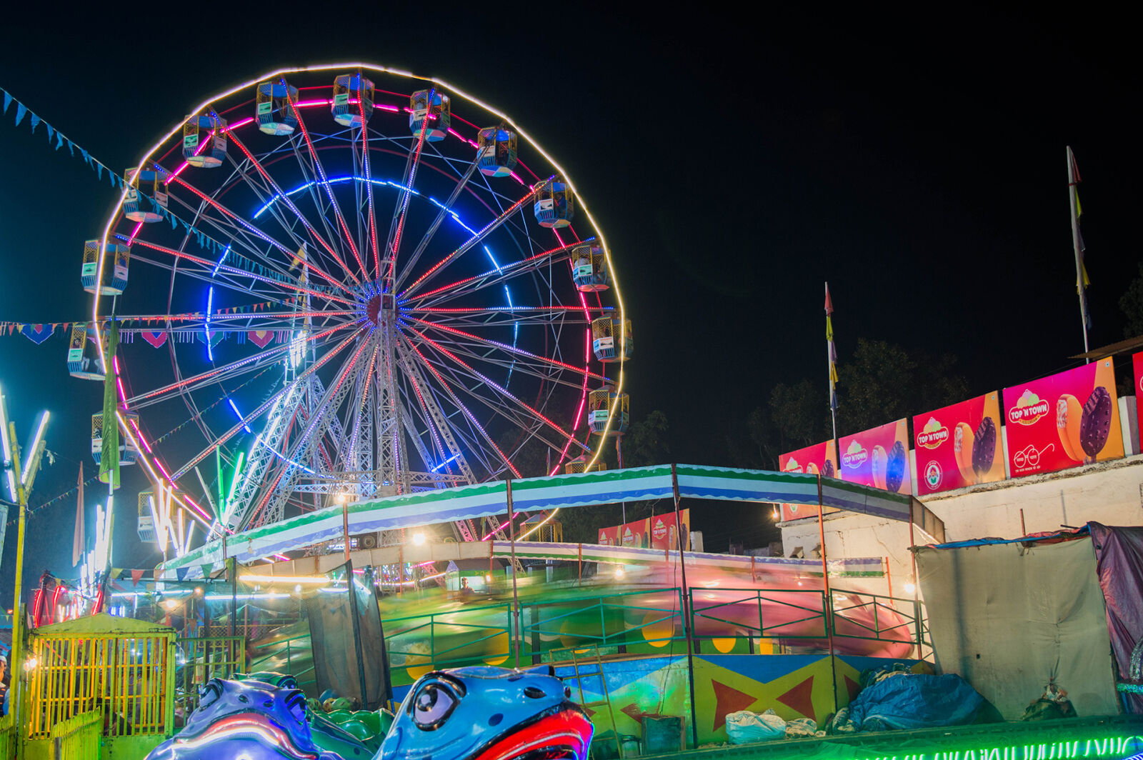 Nikon D3200 sample photo. Fair, ferris, ferris, wheel photography