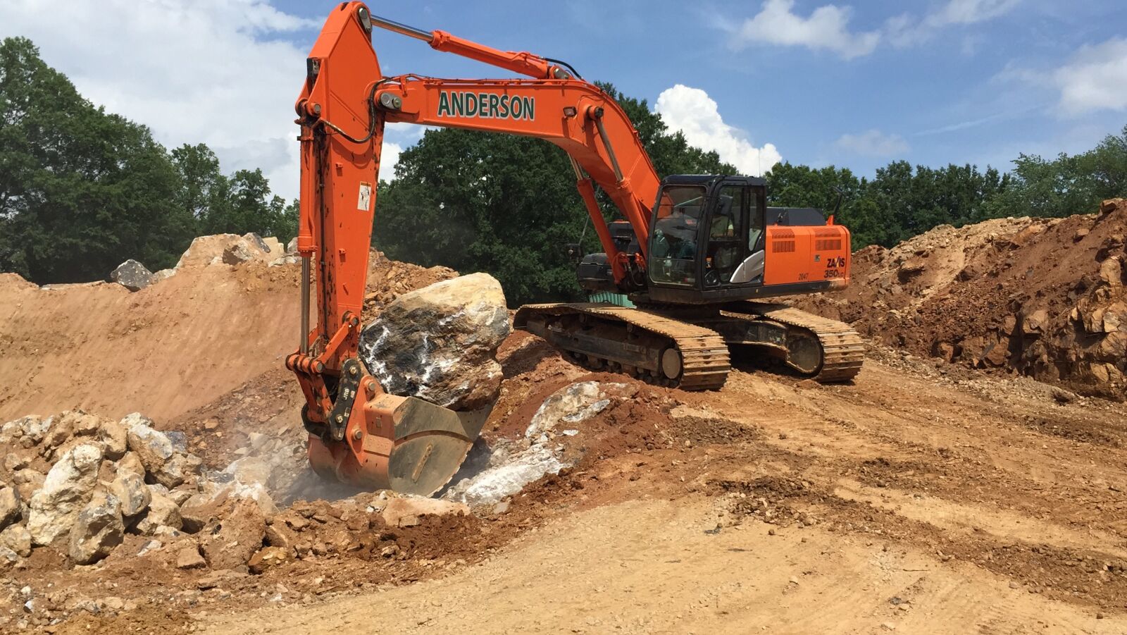 iPhone 6 Plus back camera 4.15mm f/2.2 sample photo. Construction, heavy machinery, excavator photography