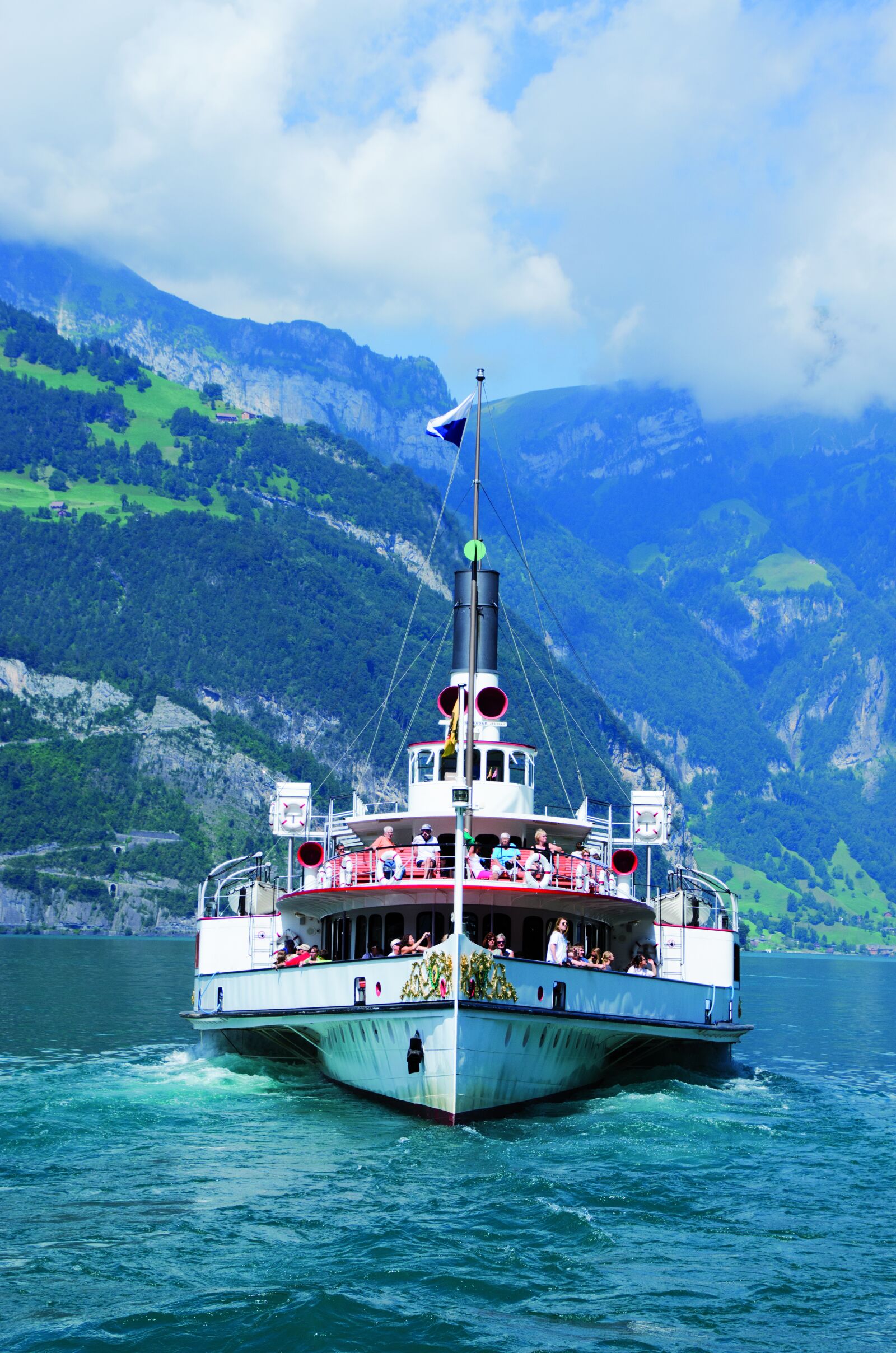 Nikon D5100 sample photo. Steamboat, ship, lake lucerne photography