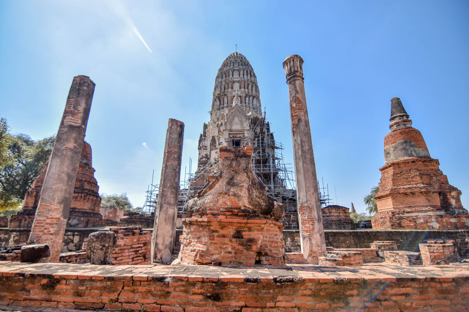 Nikon D5500 sample photo. Ayutthaya, ancient, measure photography