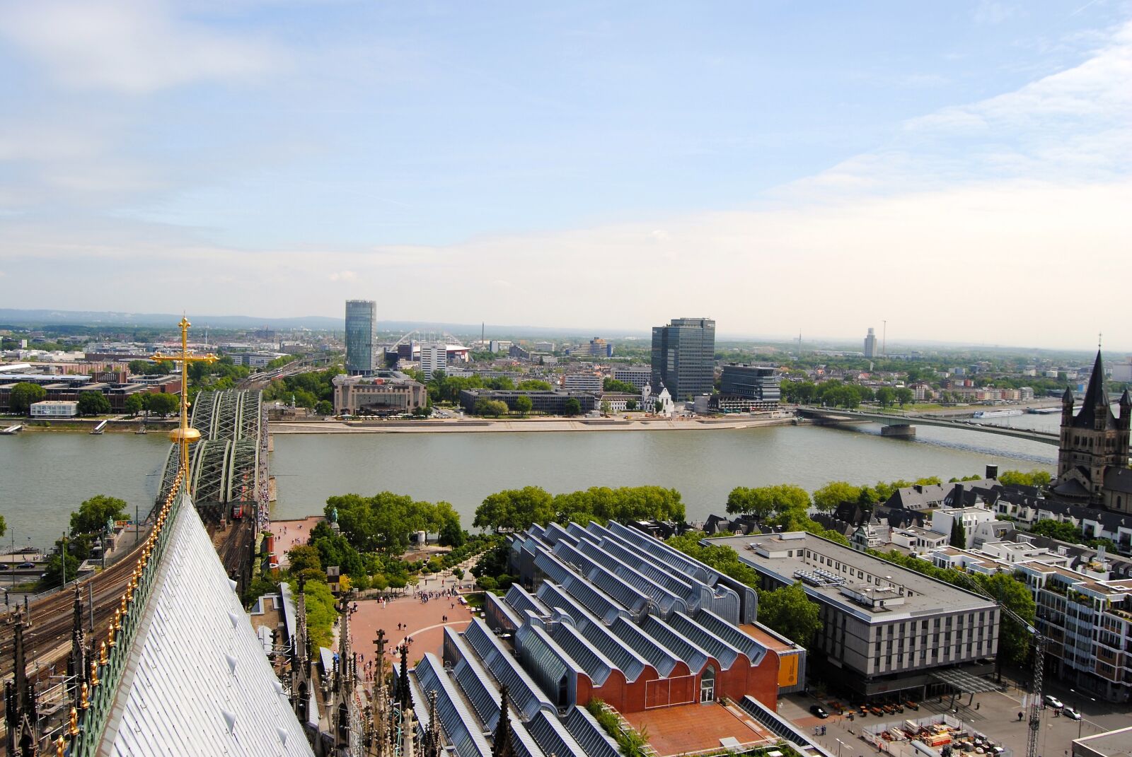 Nikon D3000 sample photo. View from dom, cologne photography