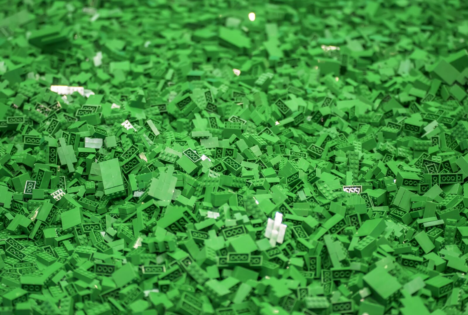 Nikon D5 sample photo. Lego, bricks, green photography