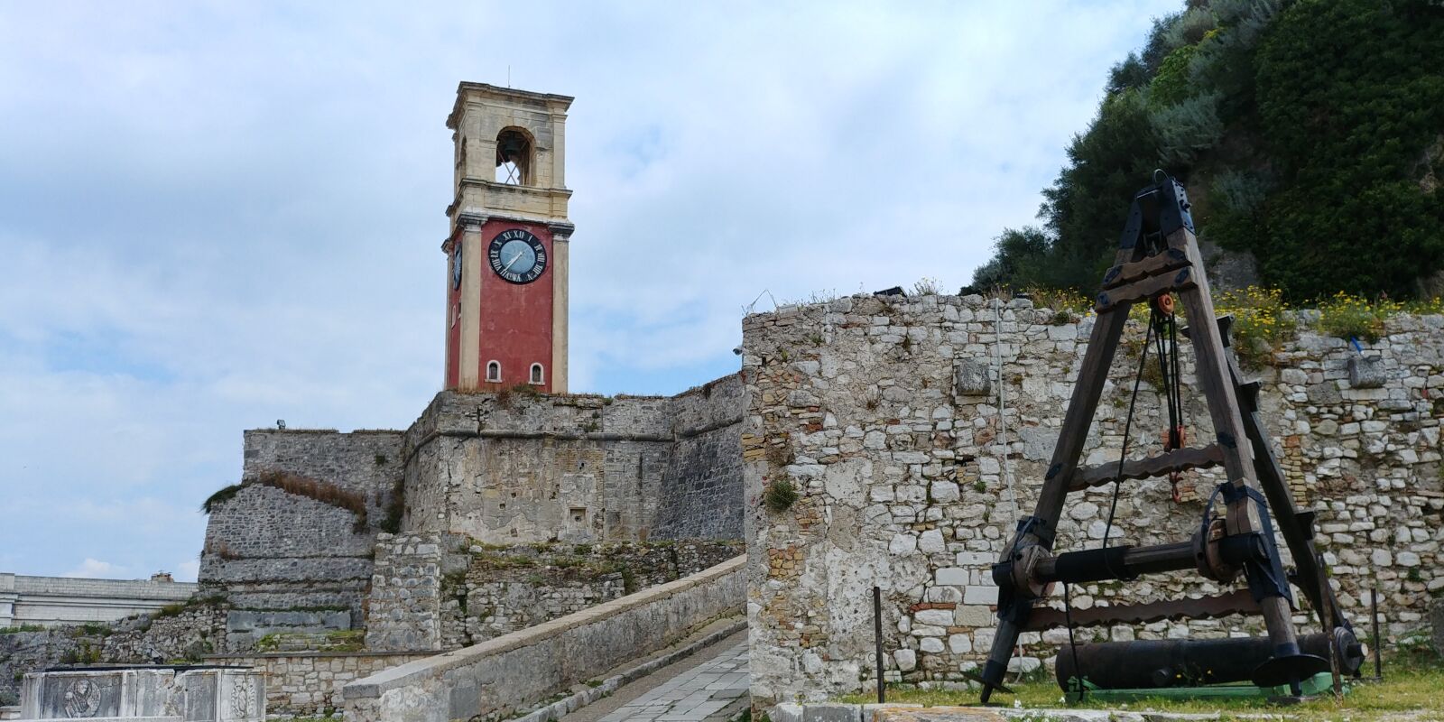 LG G6 sample photo. Corfu, fortress, mediterranean photography