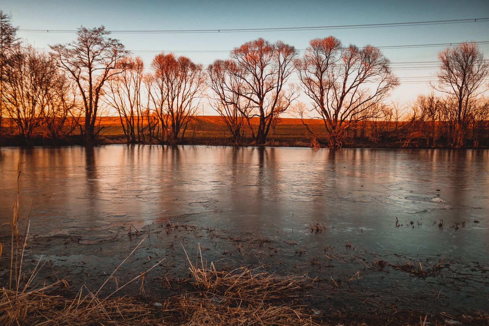 Canon EOS 750D (EOS Rebel T6i / EOS Kiss X8i) sample photo. Pond, lake, evening photography