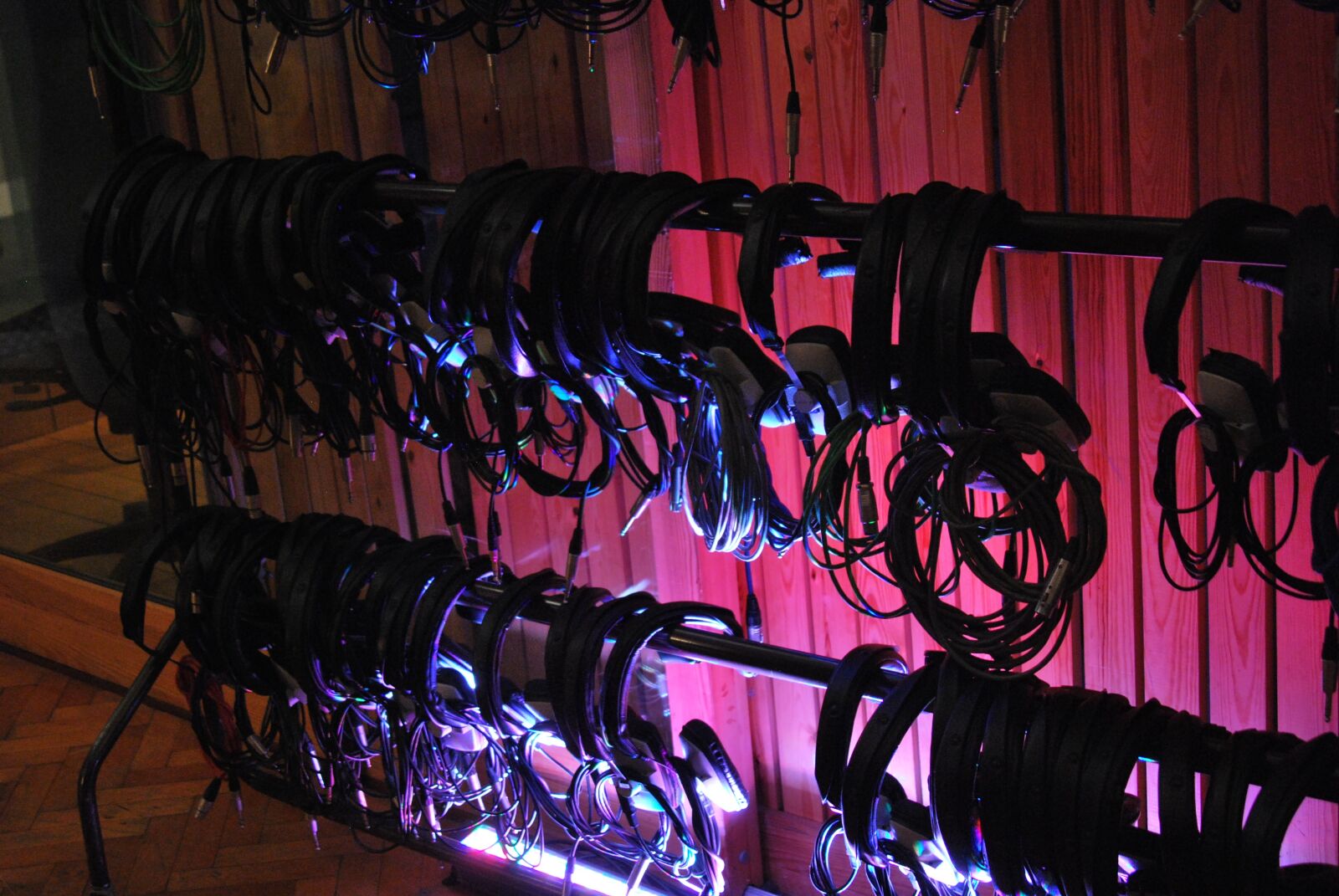 Nikon D60 sample photo. Headphones, pink, music photography