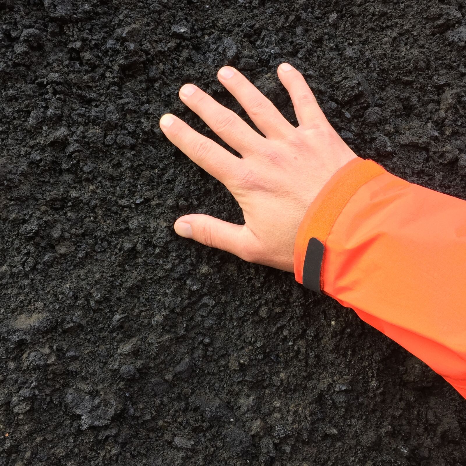 Apple iPhone 6 sample photo. Black, hand, rock photography