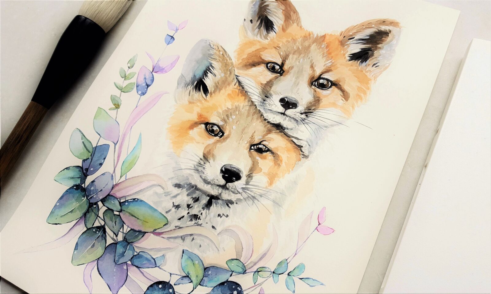 Samsung Galaxy S6 sample photo. Art, painting, fox photography