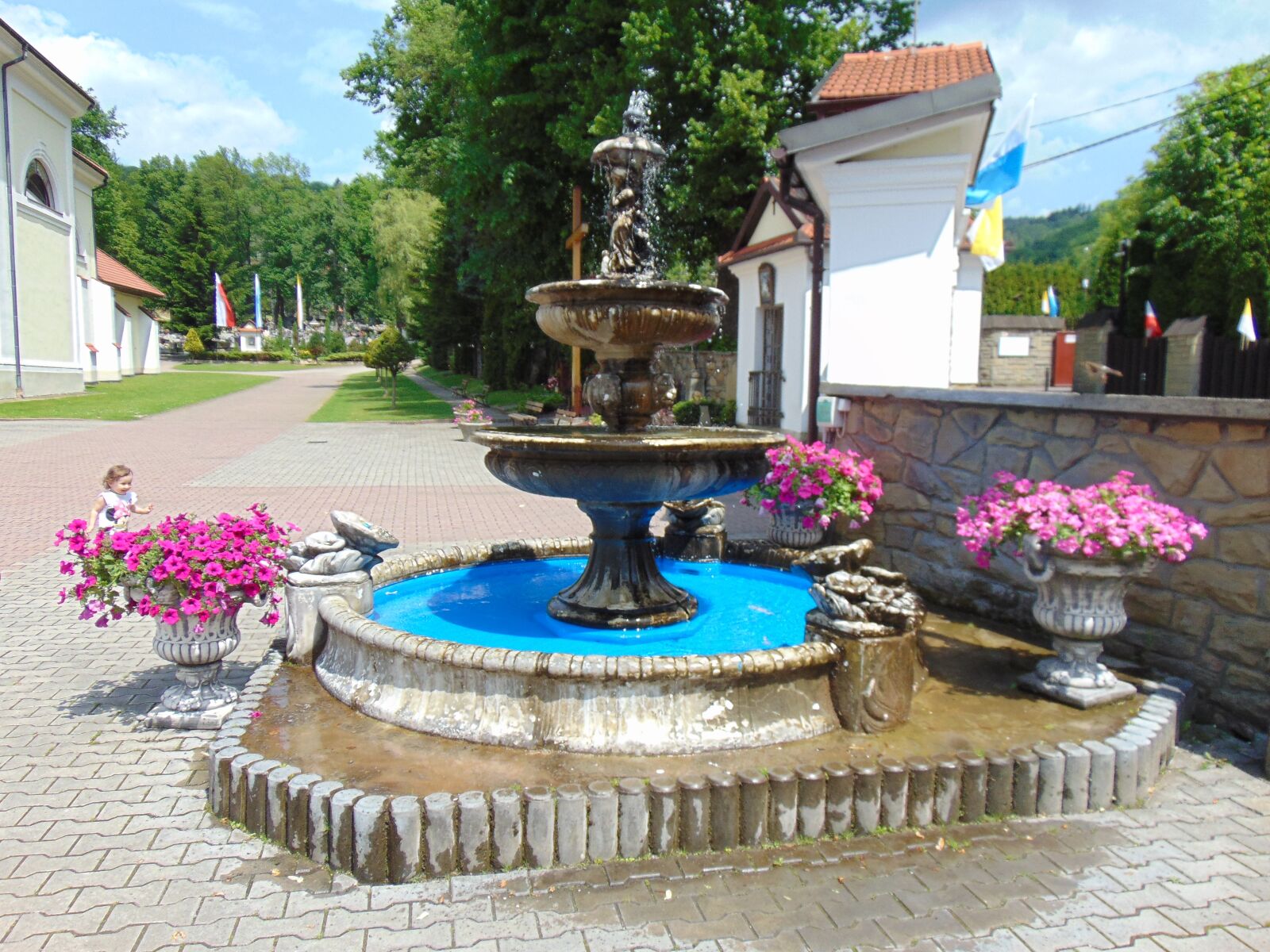 Sony Cyber-shot DSC-H300 sample photo. Fountain, architecture, ornament photography