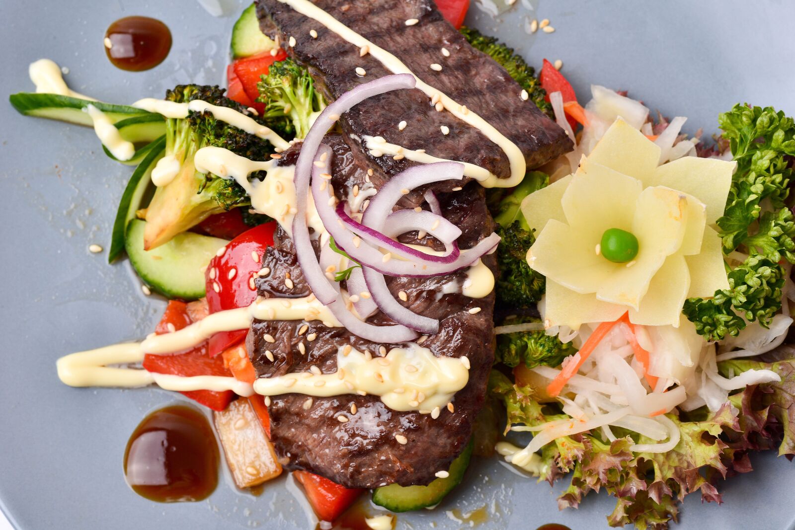 Nikon D800 sample photo. Steak, beef, meat food photography