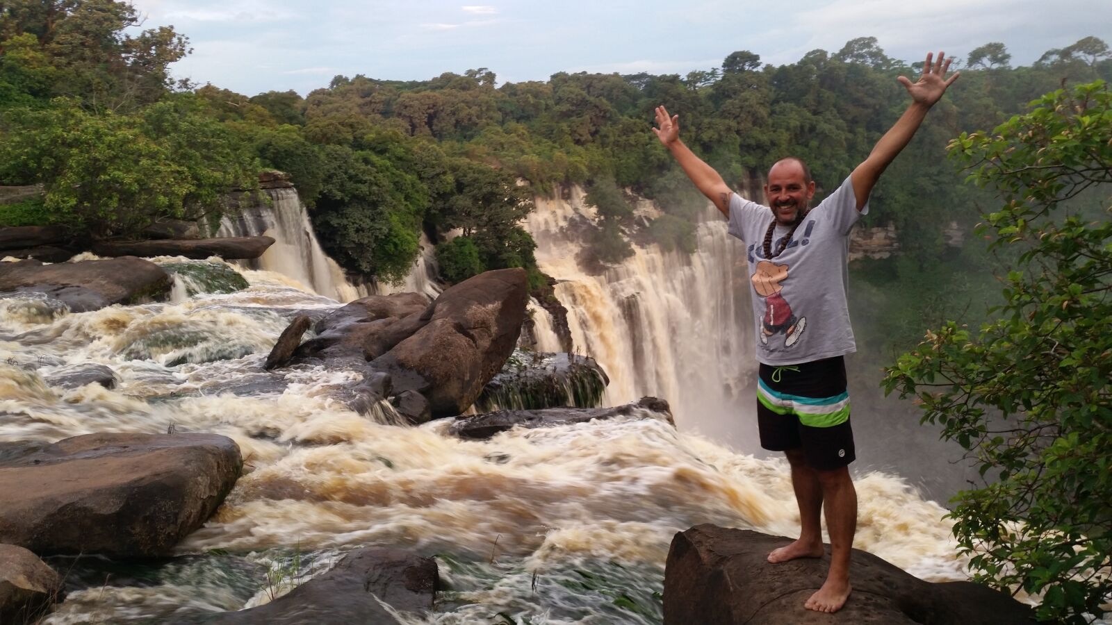 Samsung Galaxy S5 sample photo. Africa, kalandula, cataratas photography