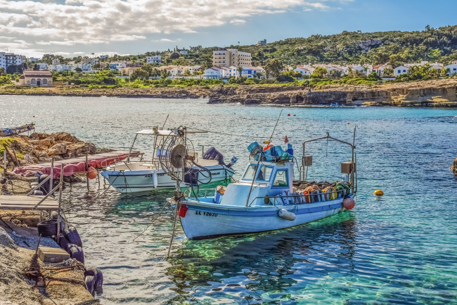 Nikon D3300 sample photo. Cyprus, protaras, fishing shelter photography