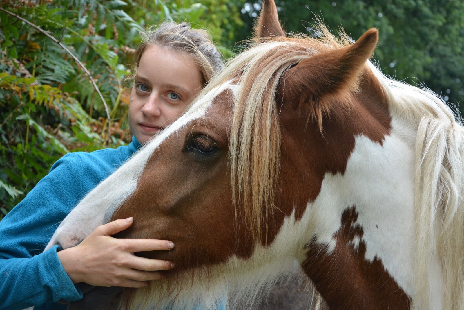 Nikon D5200 sample photo. Horse, girl, young woman photography