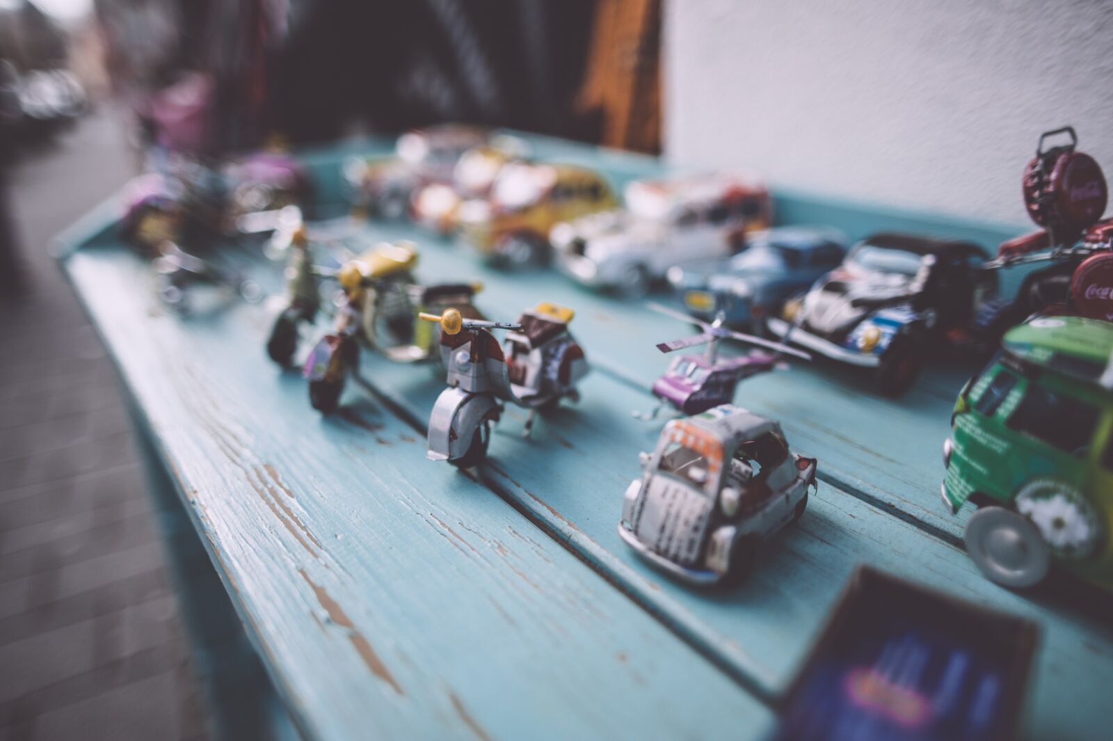 Nikon D700 sample photo. Table, toy collection, toys photography