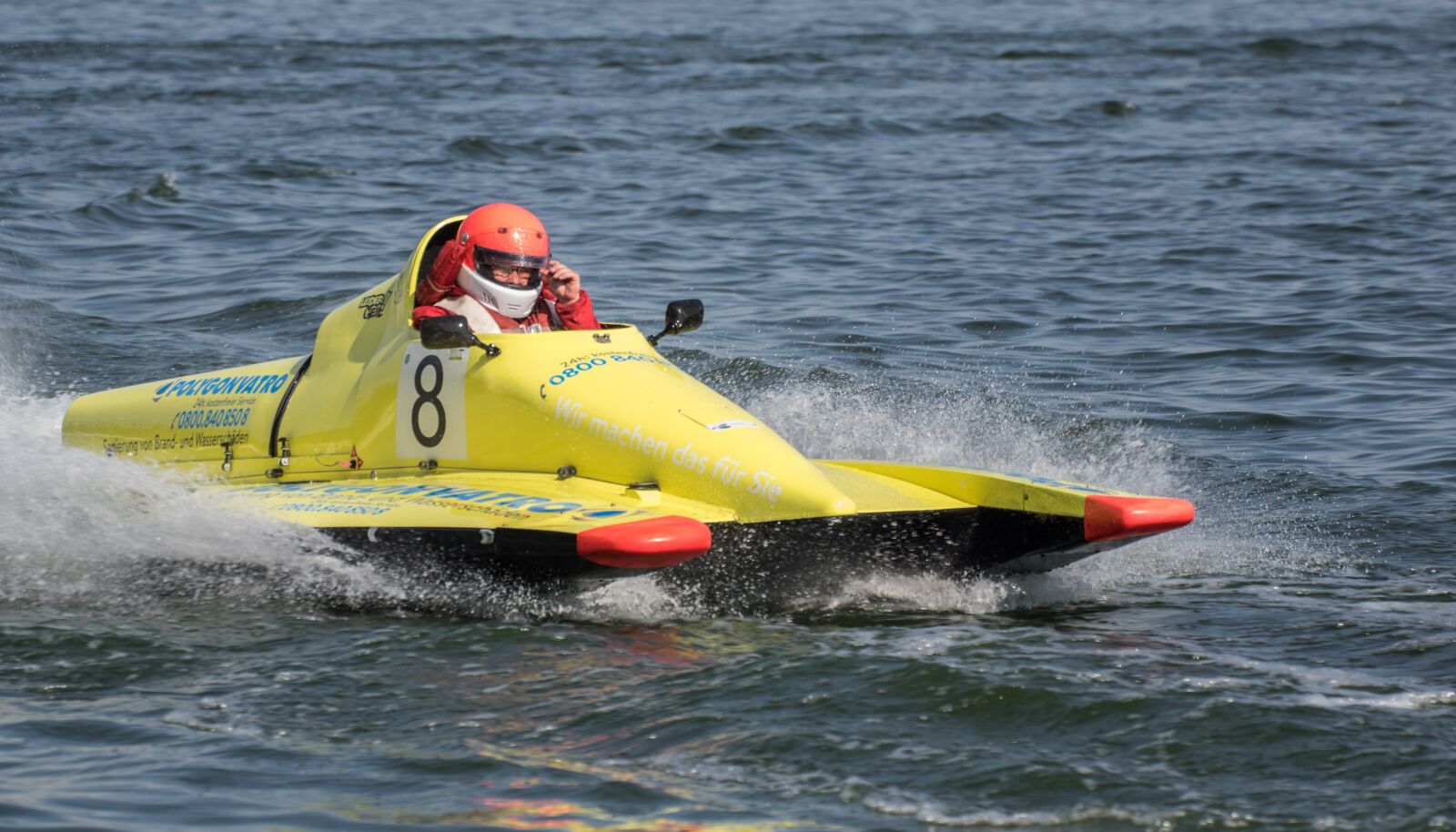 Pentax K-3 sample photo. Motor boat race, water photography