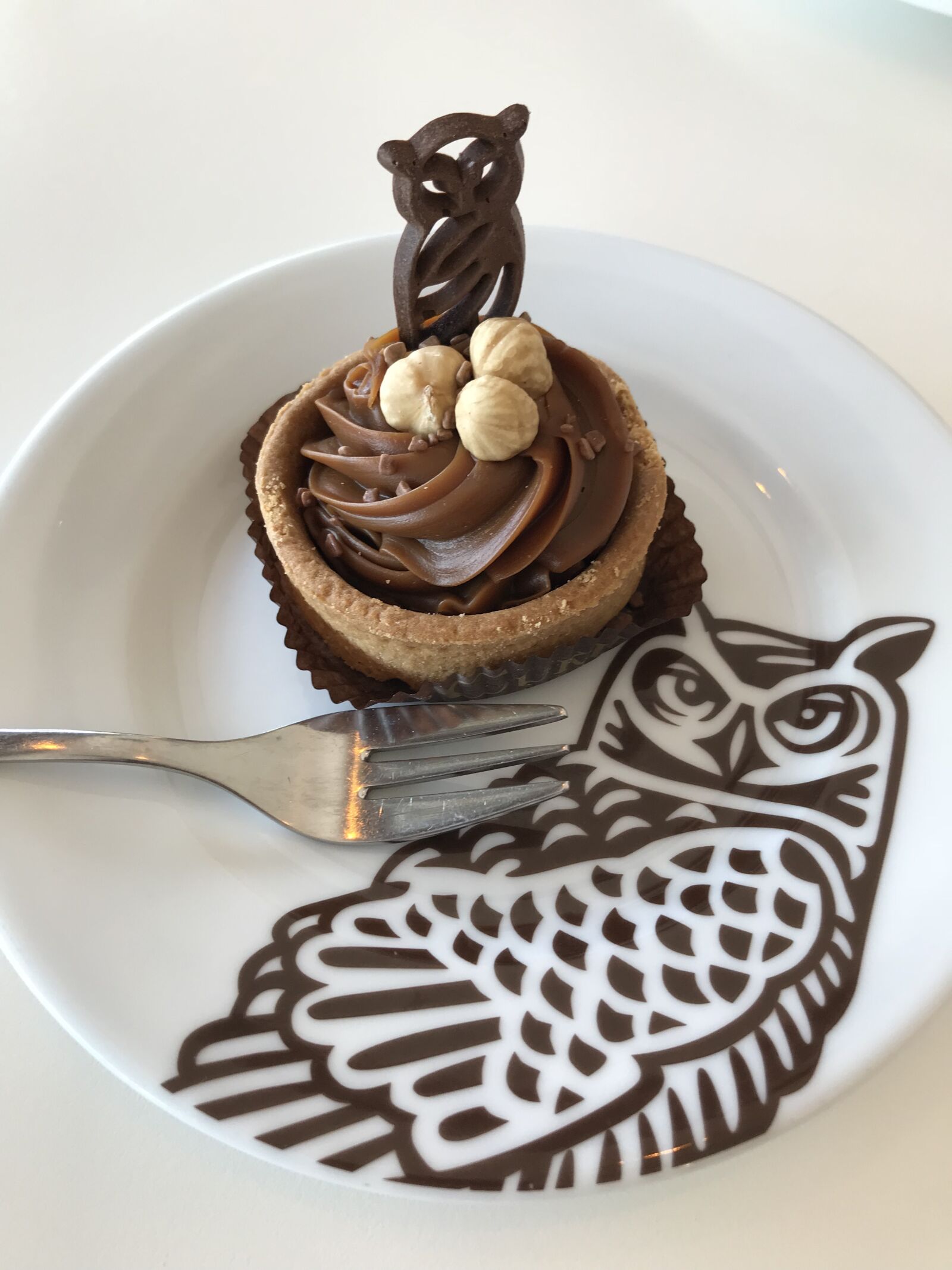 Apple iPhone 7 sample photo. Owl, cake, pastry photography