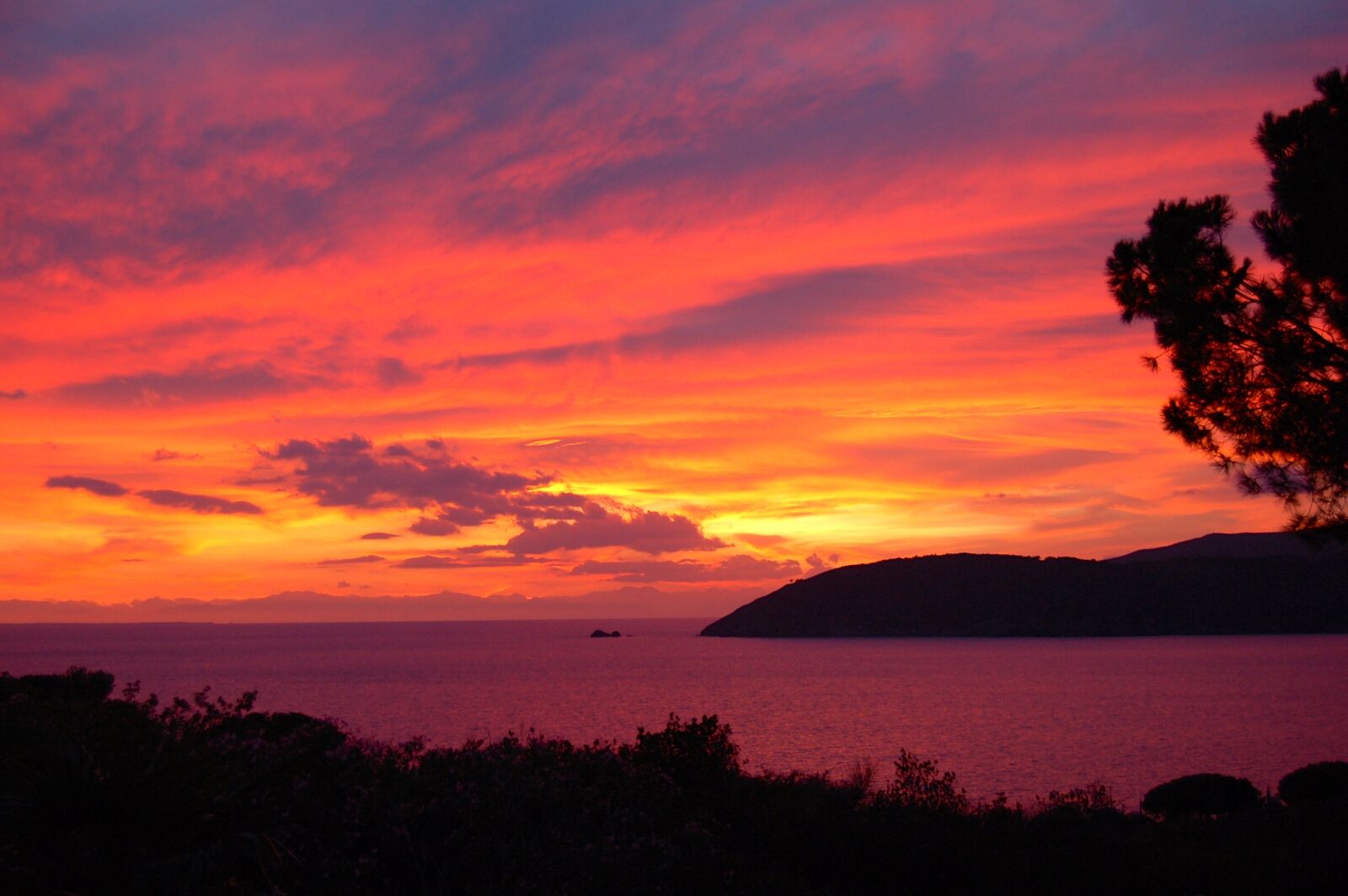 Nikon D50 sample photo. Sunset, panoramic, nature photography