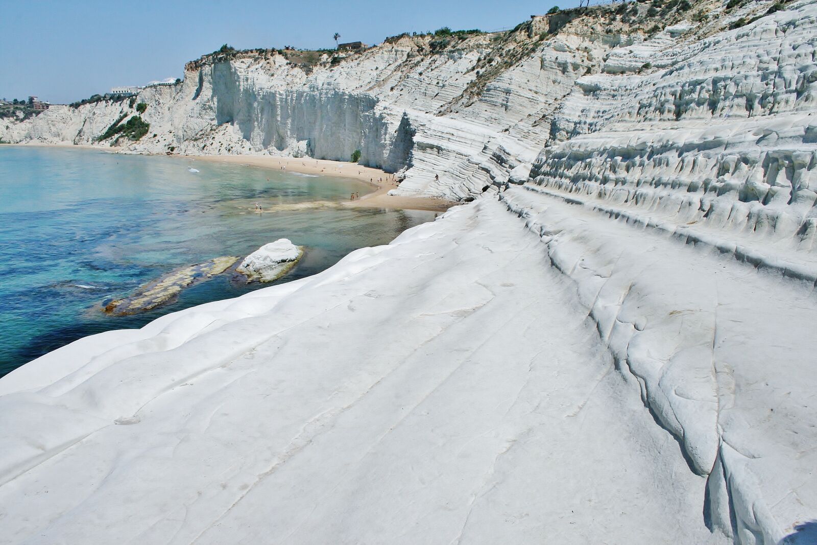 Canon EOS 400D (EOS Digital Rebel XTi / EOS Kiss Digital X) sample photo. Scala dei turchi, sicily photography