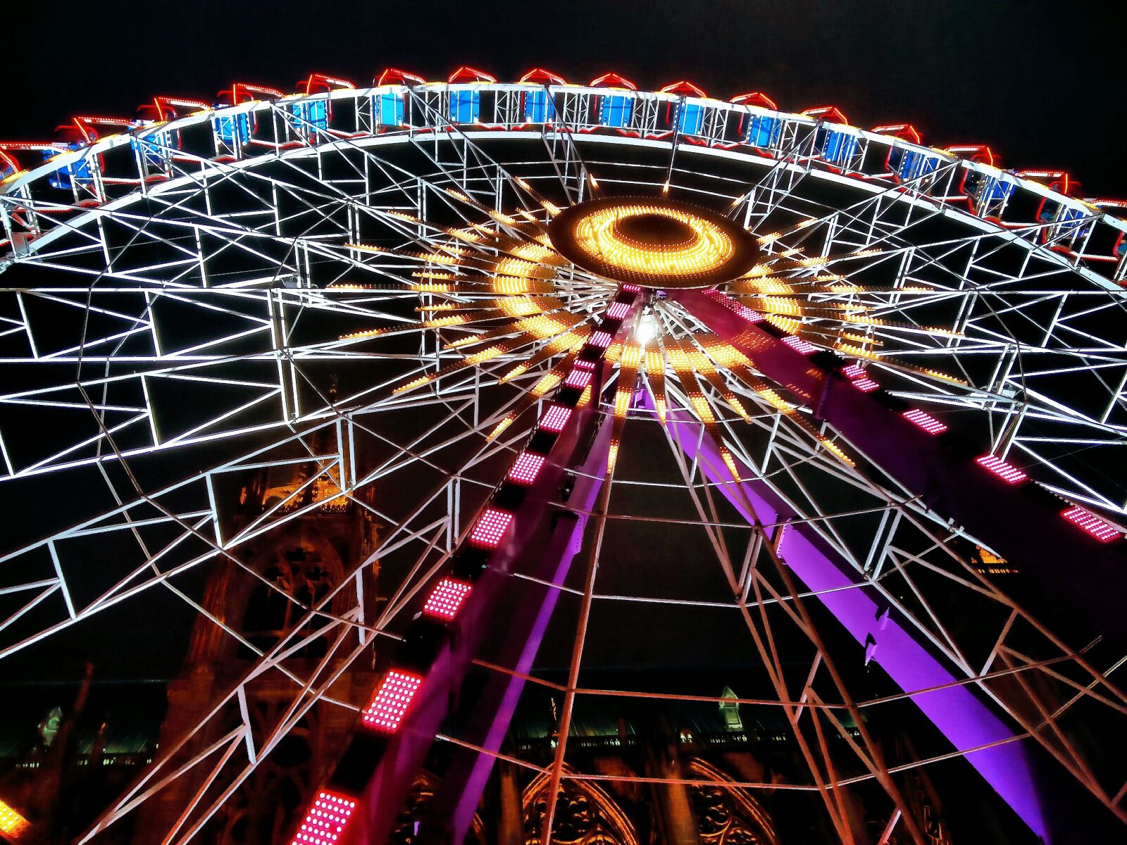 OnePlus 2 sample photo. Ferris wheel, terville, christmas photography