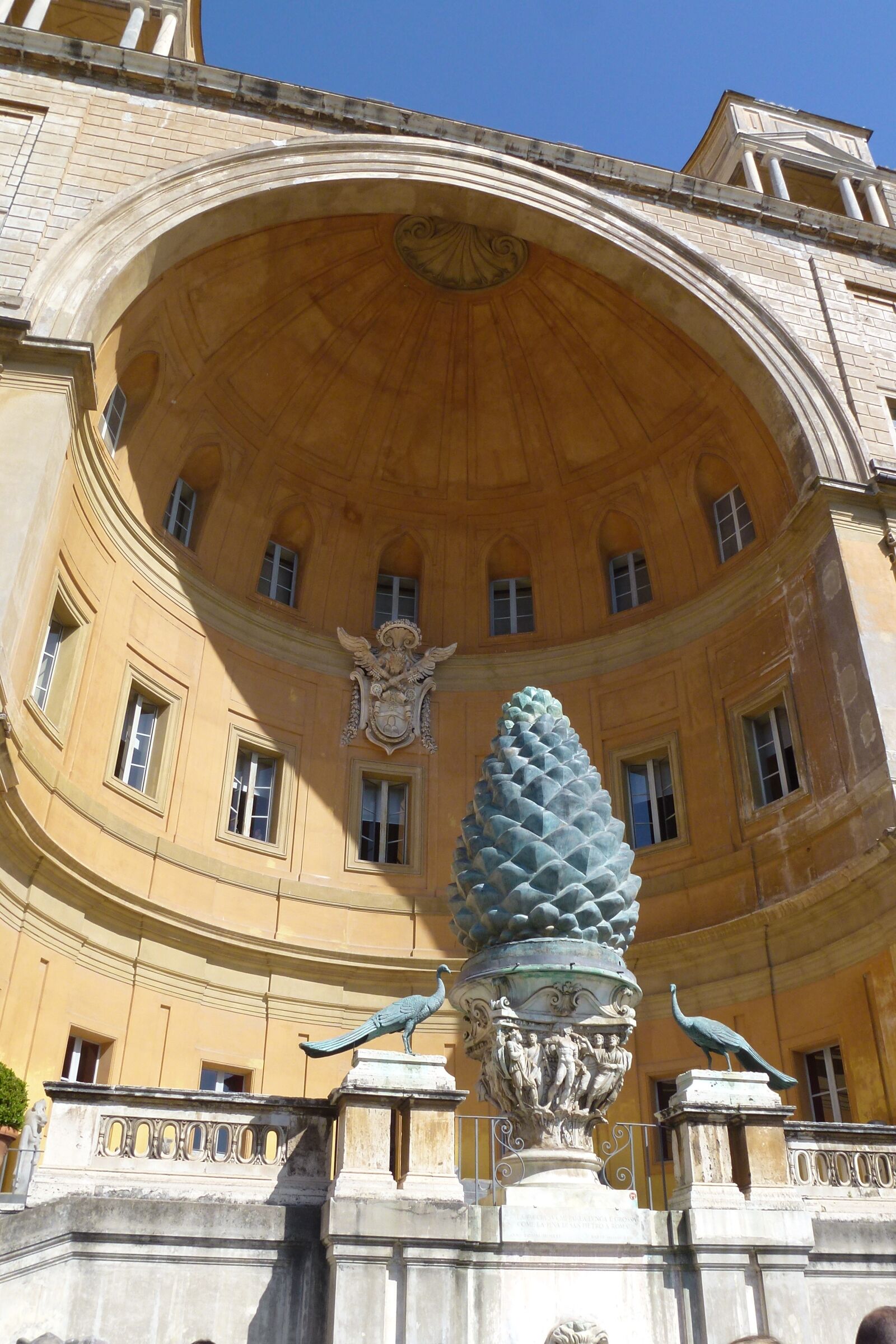 Panasonic Lumix DMC-ZS10 (Lumix DMC-TZ20 / Lumix DMC-TZ22) sample photo. Vatican, pine, pinecone photography