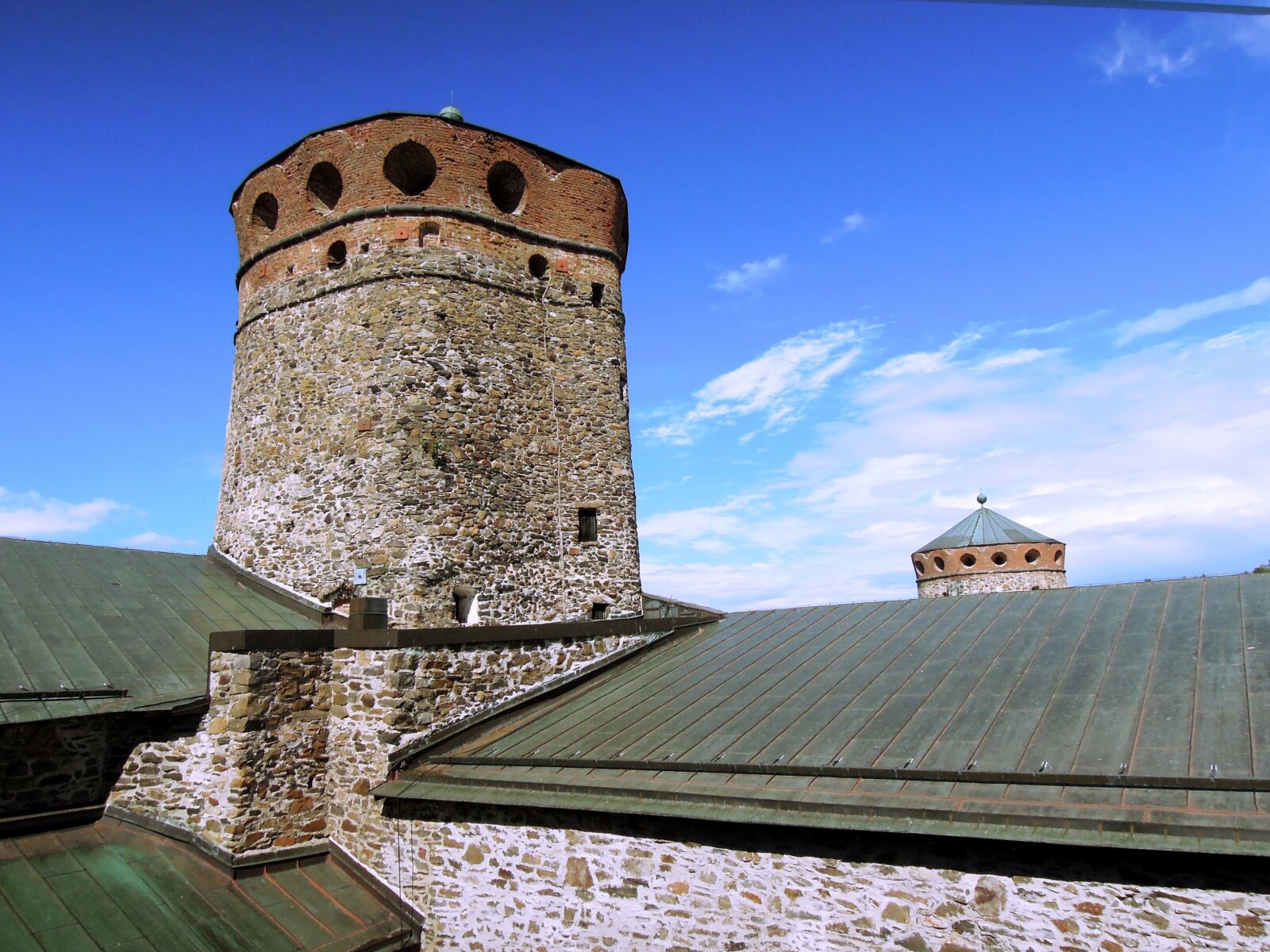 Nikon Coolpix P300 sample photo. Olaf's castle, savonlinna, city photography