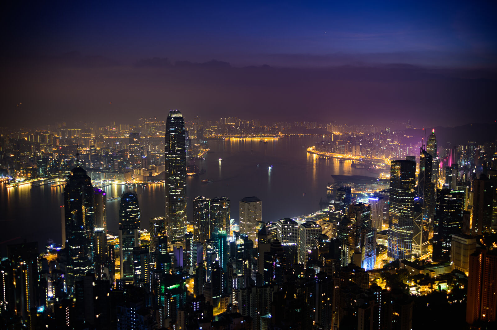 Nikon Df sample photo. City, cityscape, dawn, hongkong photography
