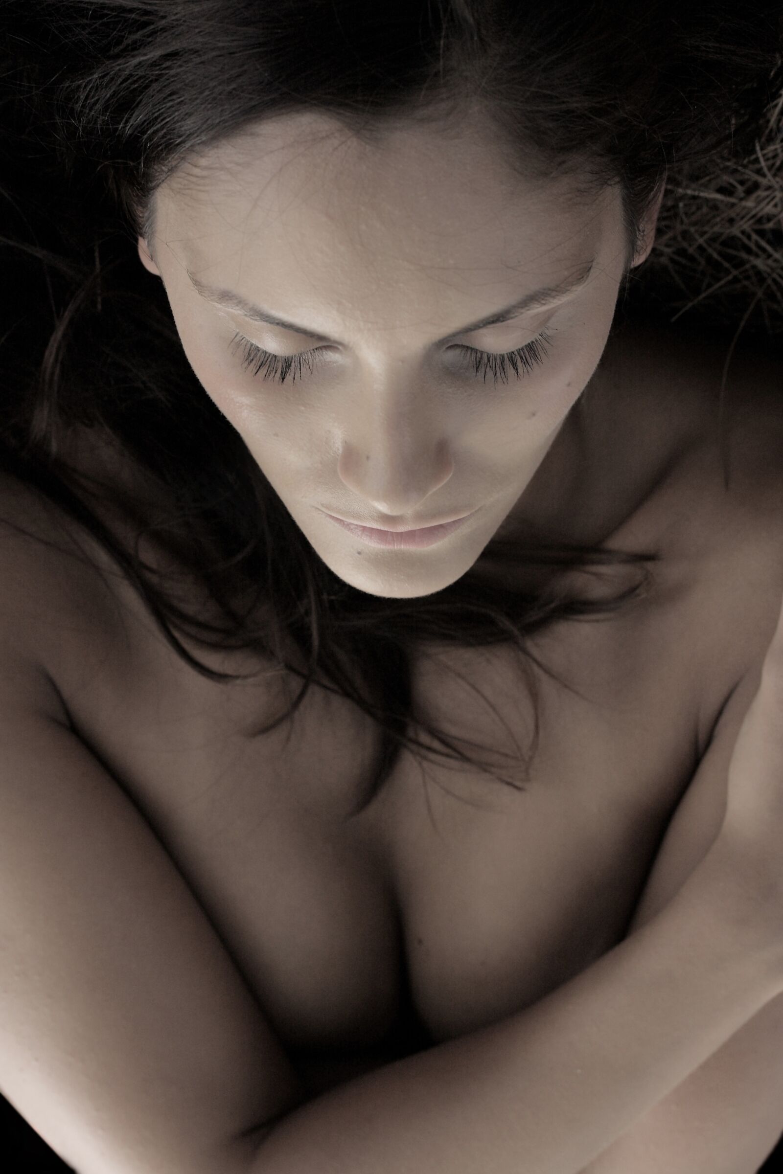 Canon EOS 40D sample photo. Woman, naked, face photography