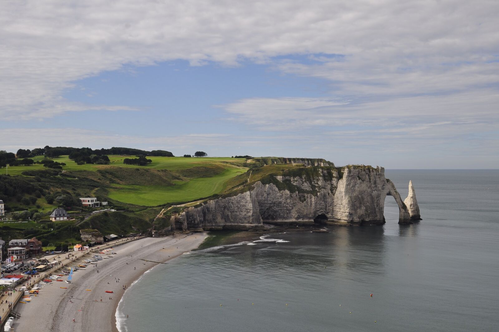 Nikon D5000 sample photo. Cliff, etretat, normandy photography