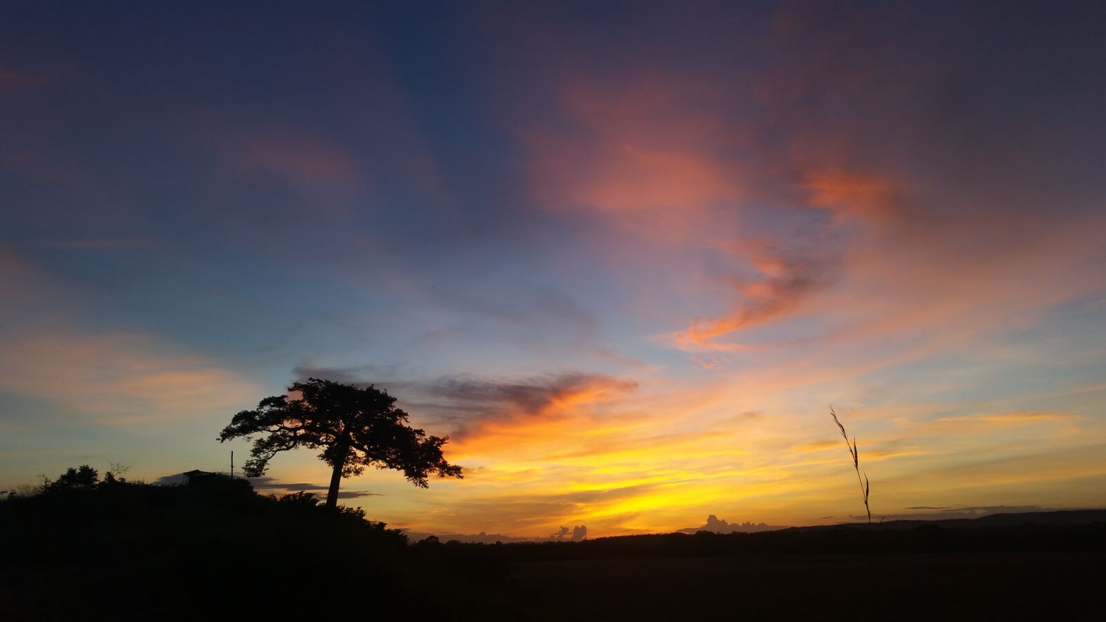 Samsung Galaxy Note4 sample photo. Sunset, clouds, colorful photography