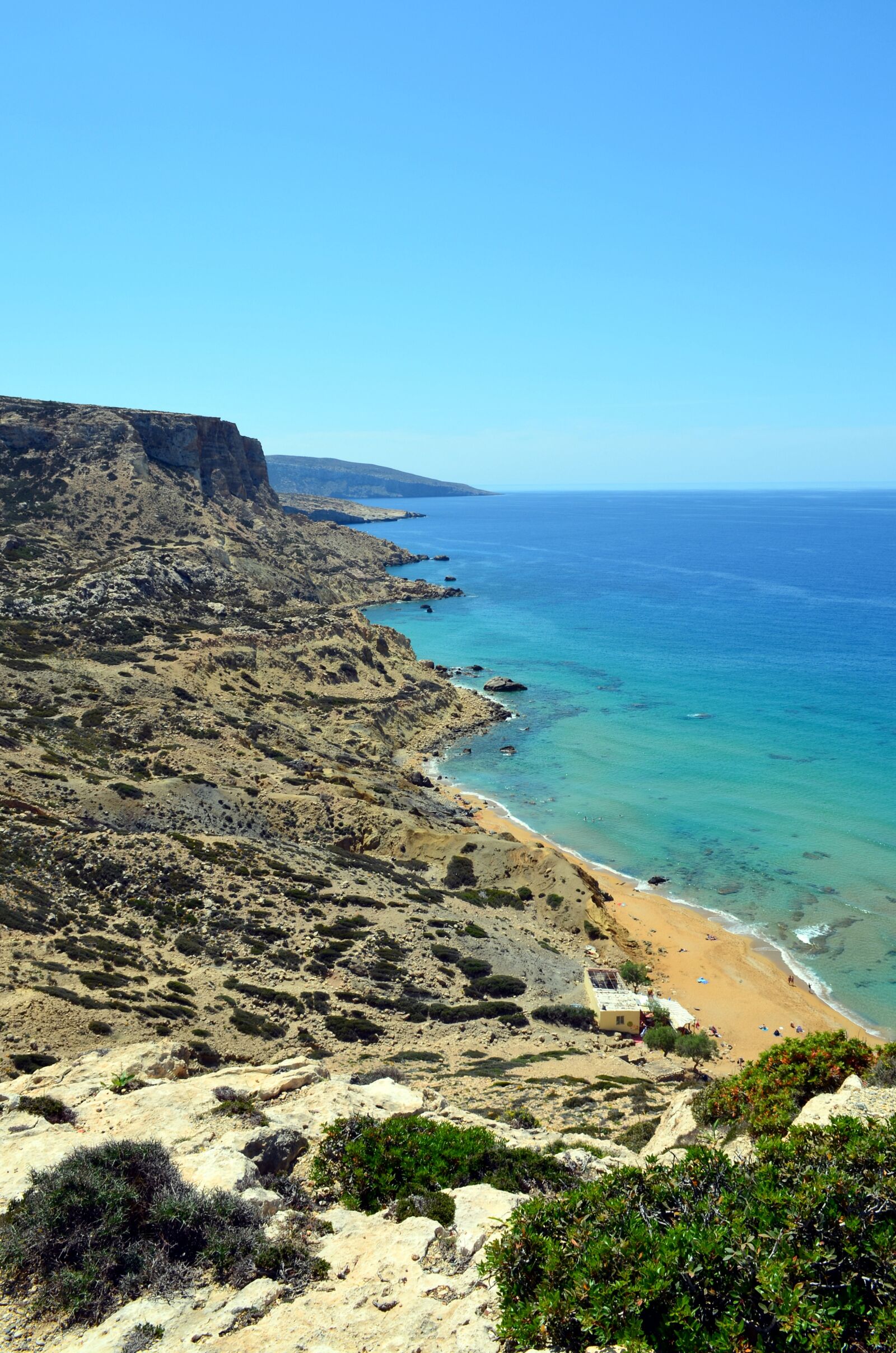 Nikon D5100 sample photo. Matala, greece, red beach photography