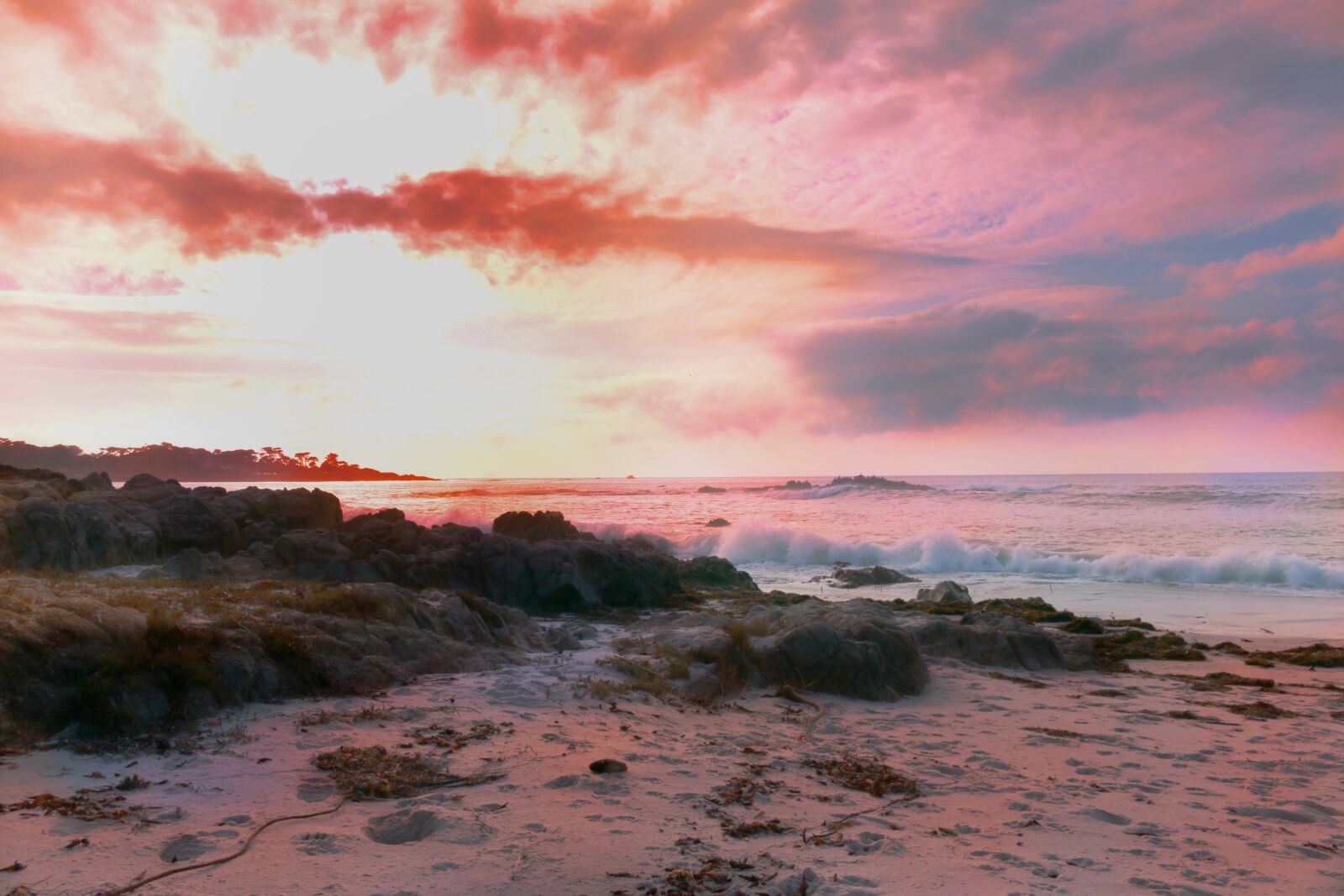 Canon EOS 70D sample photo. Sunset, beach, waters photography