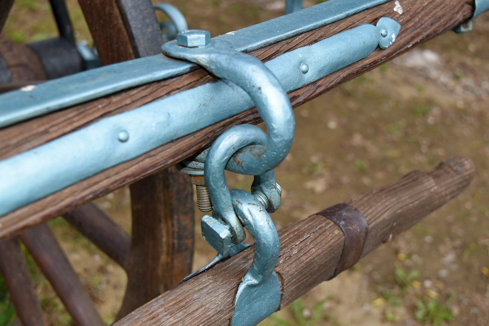 Nikon D5500 sample photo. Cart, old, steel, metal photography