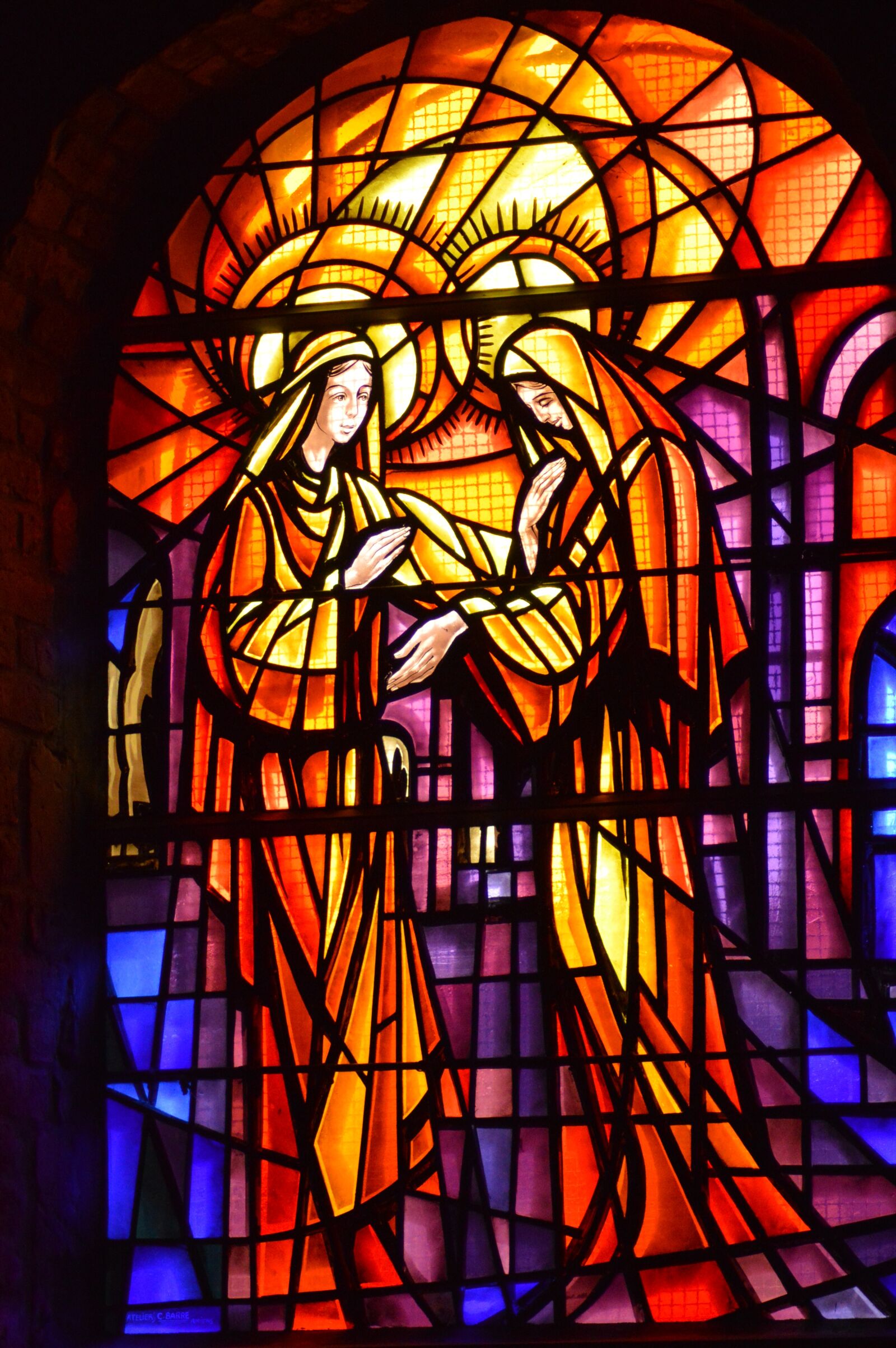 Nikon D3200 sample photo. Stained glass, window, church photography