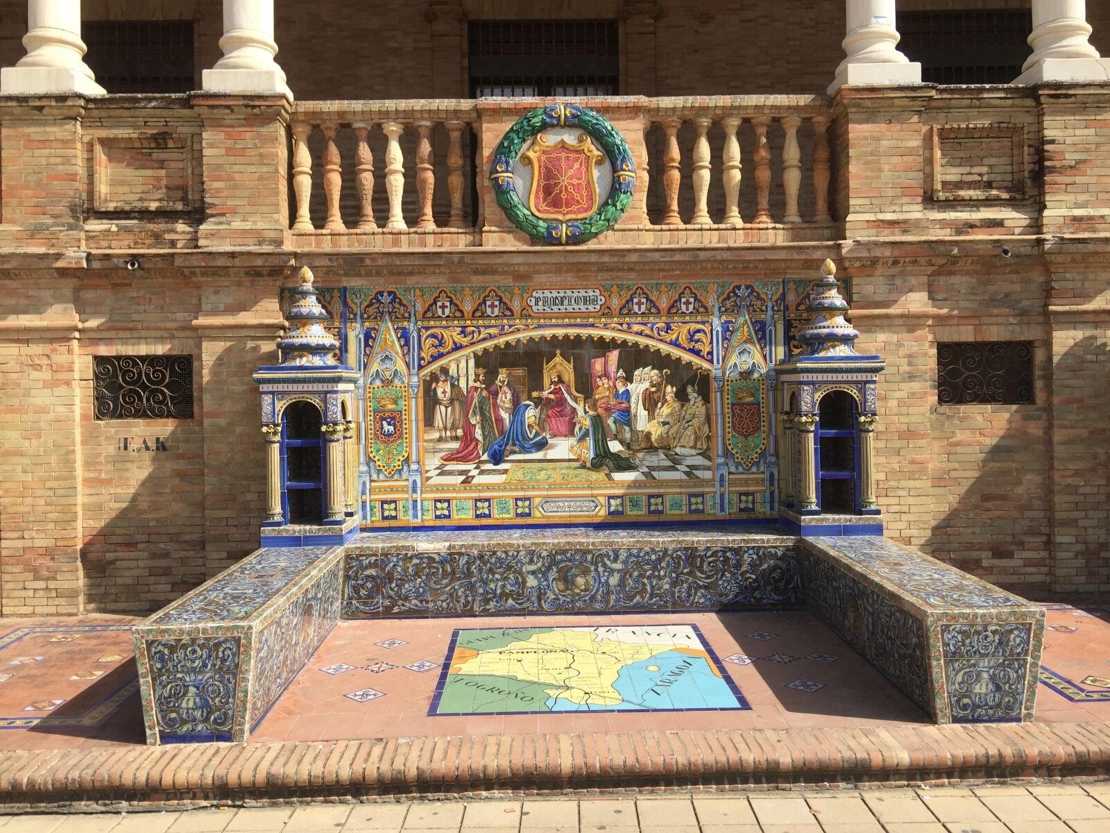 iPhone 6 Plus back camera 4.15mm f/2.2 sample photo. Seville, plaza de espa photography