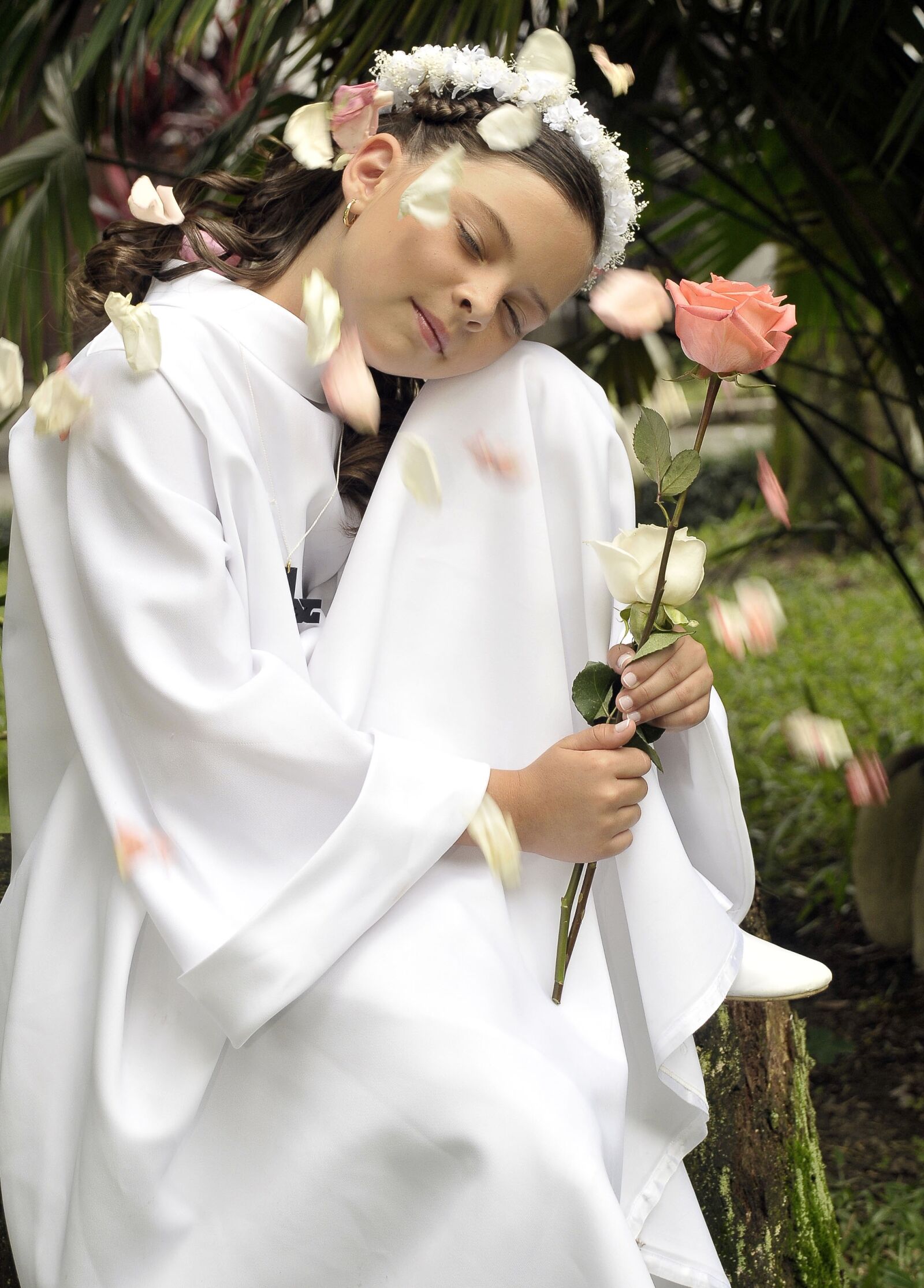 Nikon D300 sample photo. First communion, girl, pretty photography