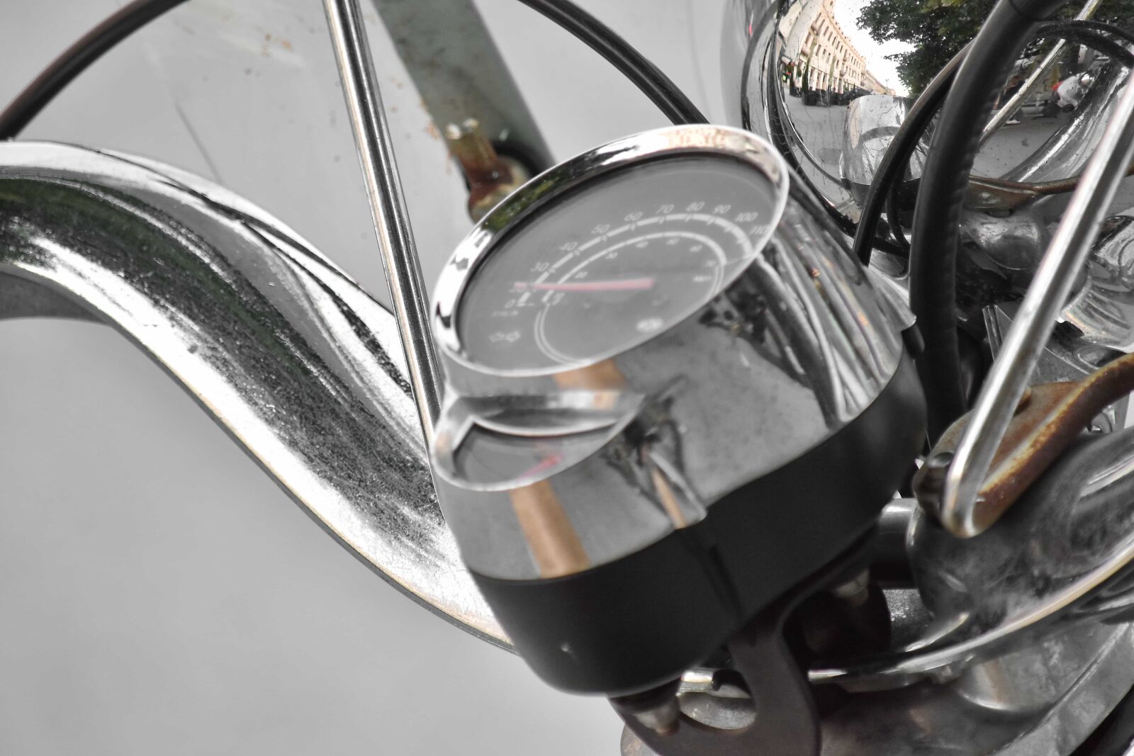 Nikon D5500 sample photo. Gearshift, motorcycle, speedometer, steering photography