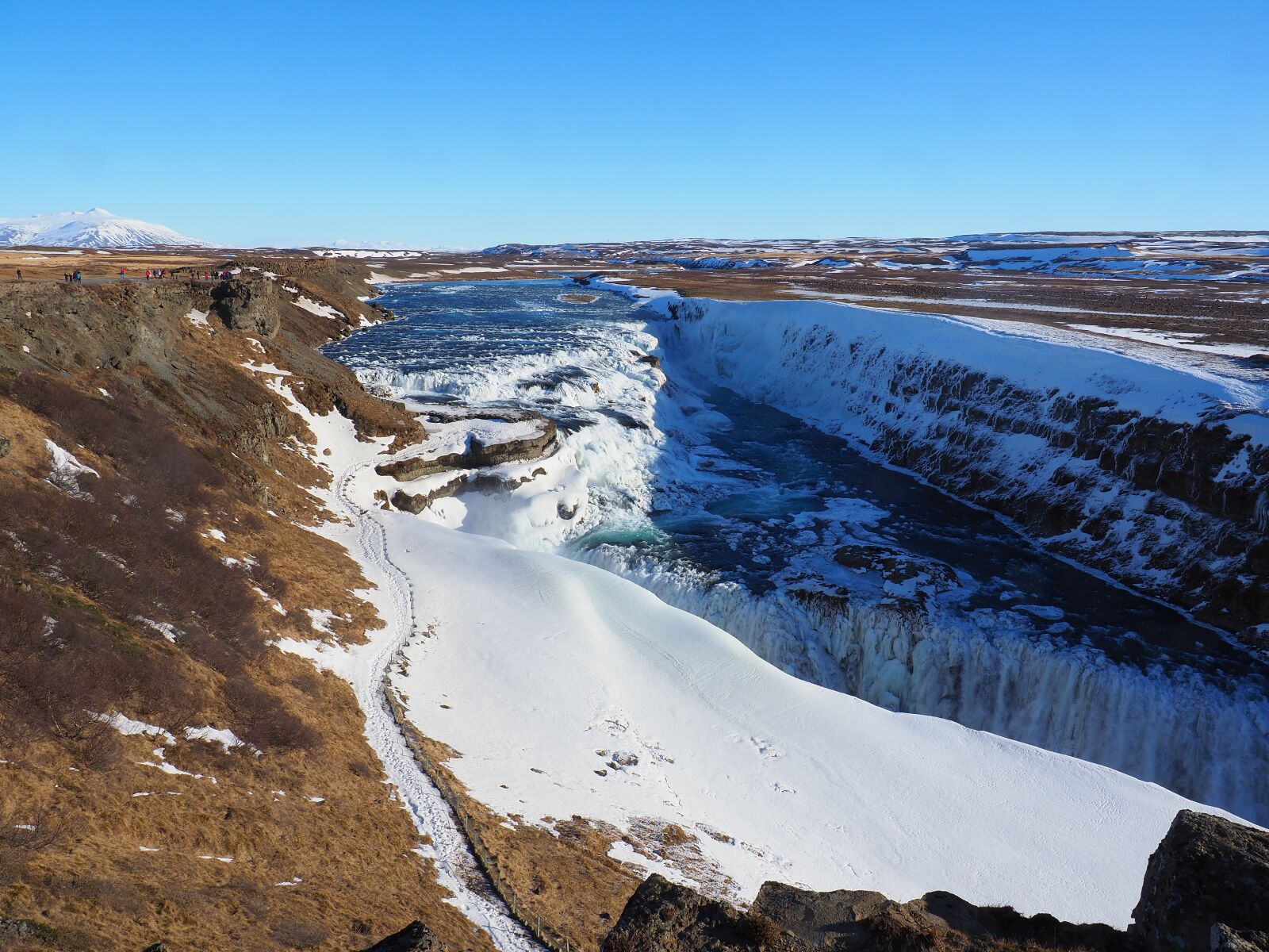Olympus M.Zuiko Digital ED 12-100mm F4.0 IS Pro sample photo. Gullfoss, waterfall, river photography