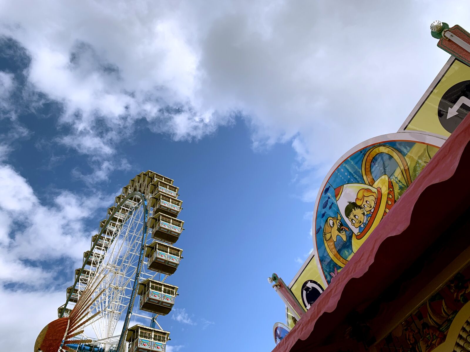 Apple iPhone XS sample photo. Ferris wheel, oktoberfest, folk photography