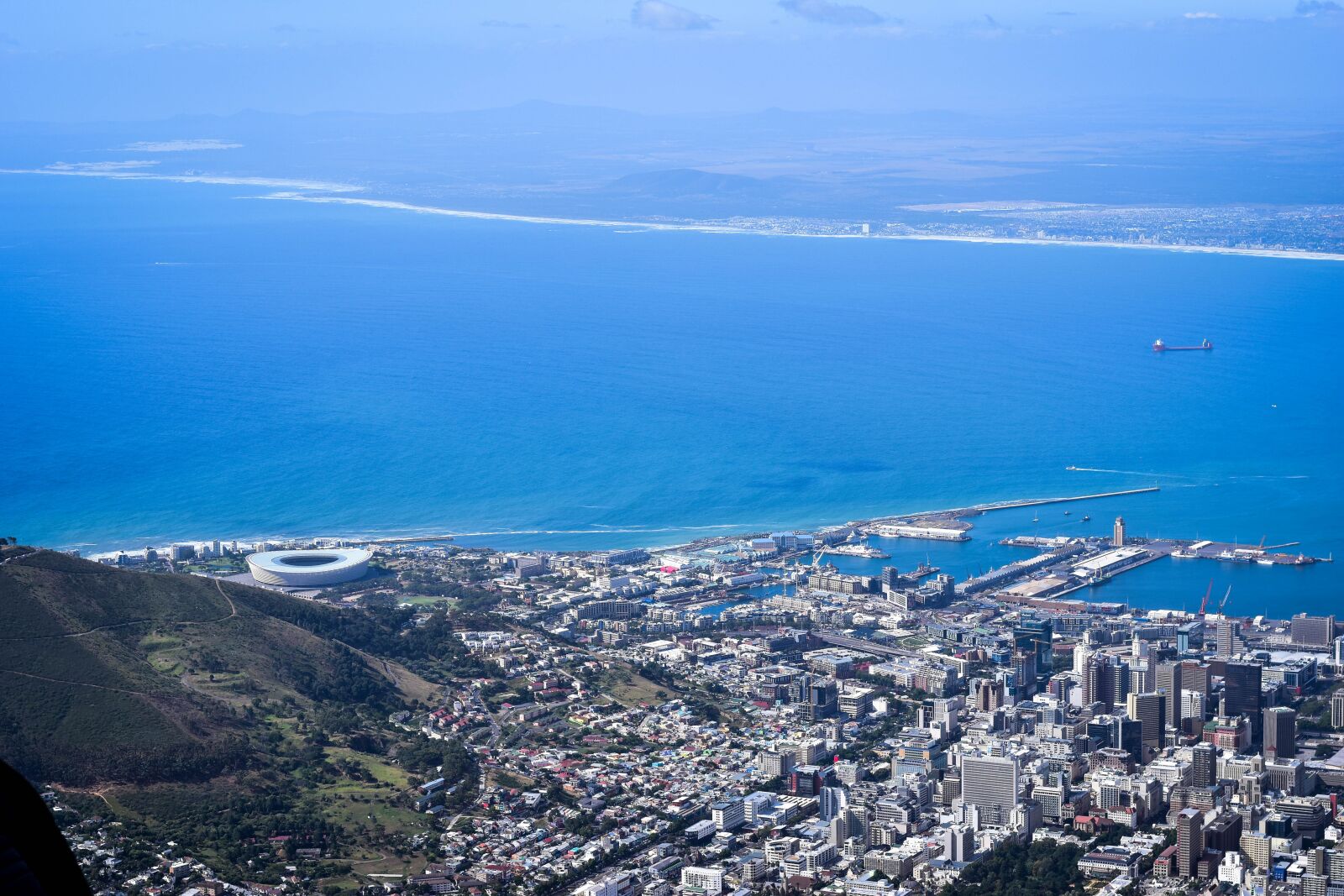 Nikon D5500 sample photo. Aerial from table mountain photography