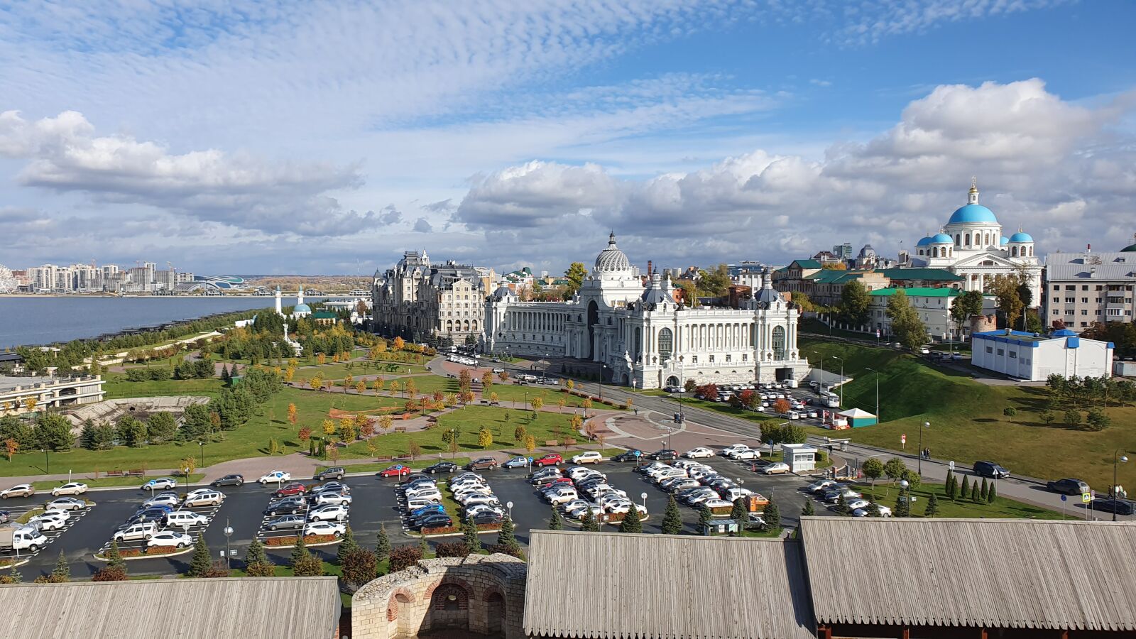 Samsung SM-G975F sample photo. Kazan, temple, sky photography