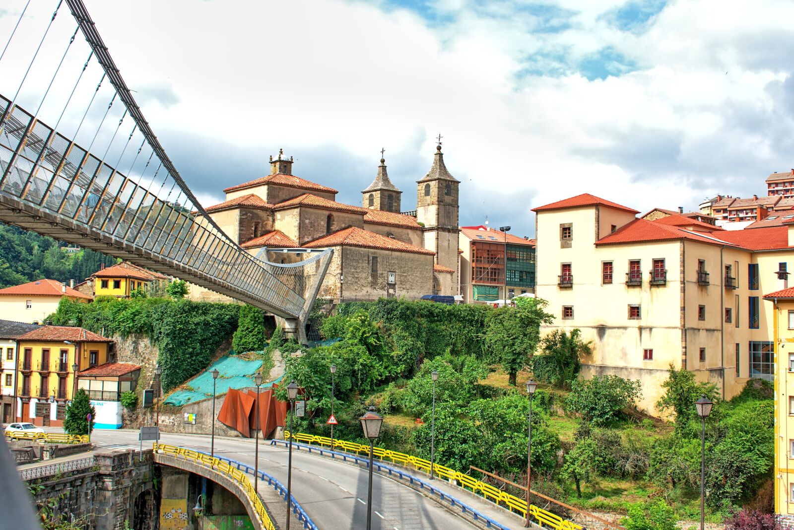 Nikon D3400 sample photo. Bridge, church, landscape photography